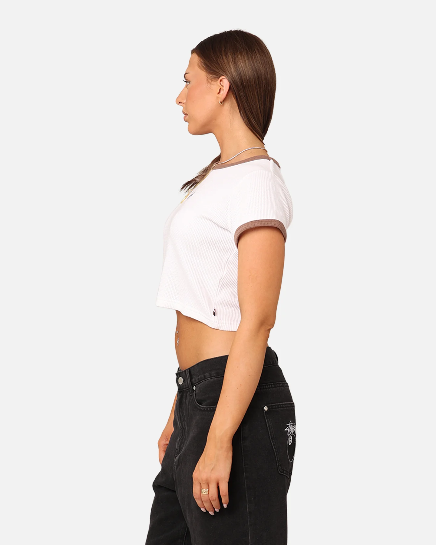 Dickies Women's Arlington Mini T-Shirt White - Image 7