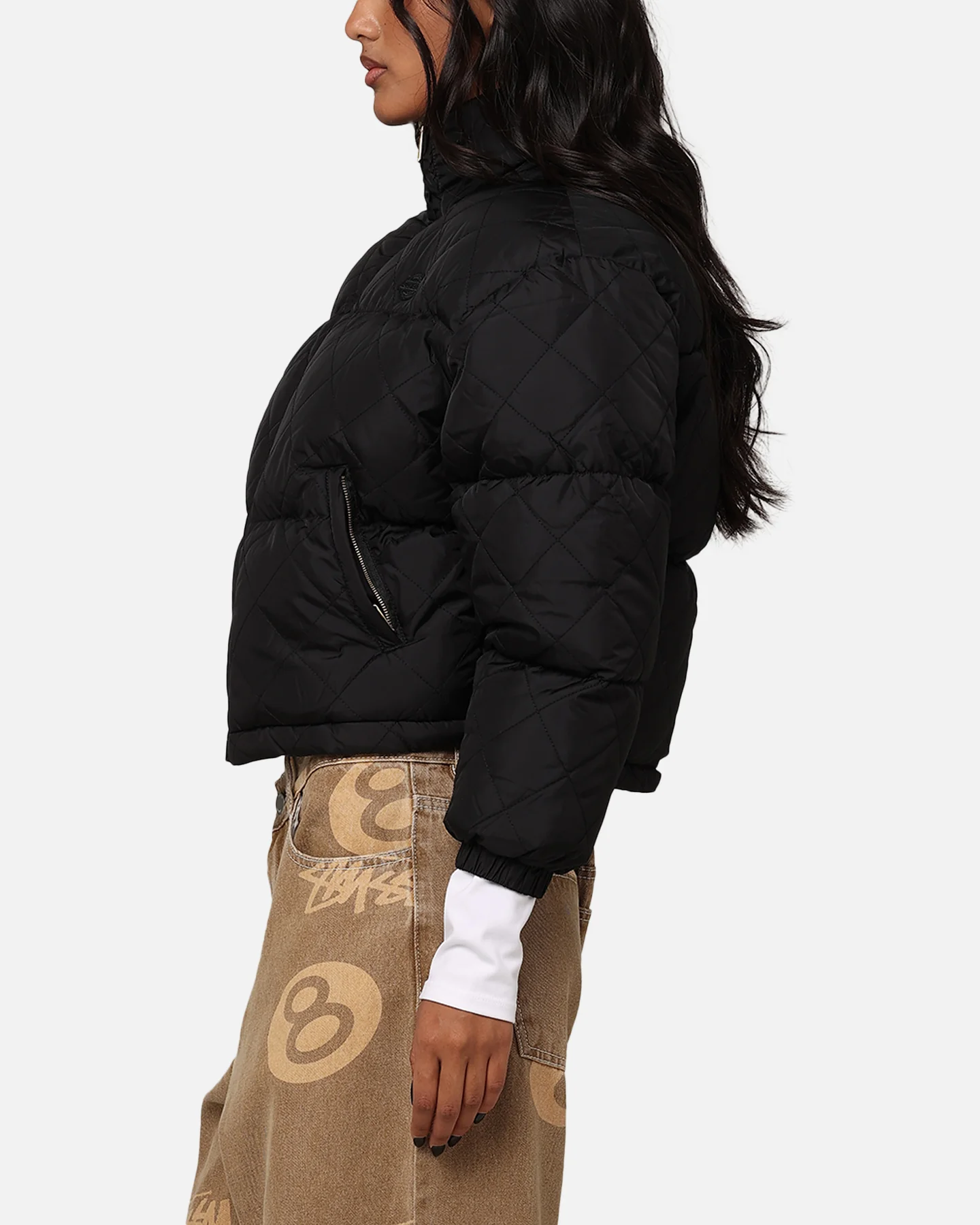 Dickies Women's Lamkin Puffer Jacket Black - Image 5