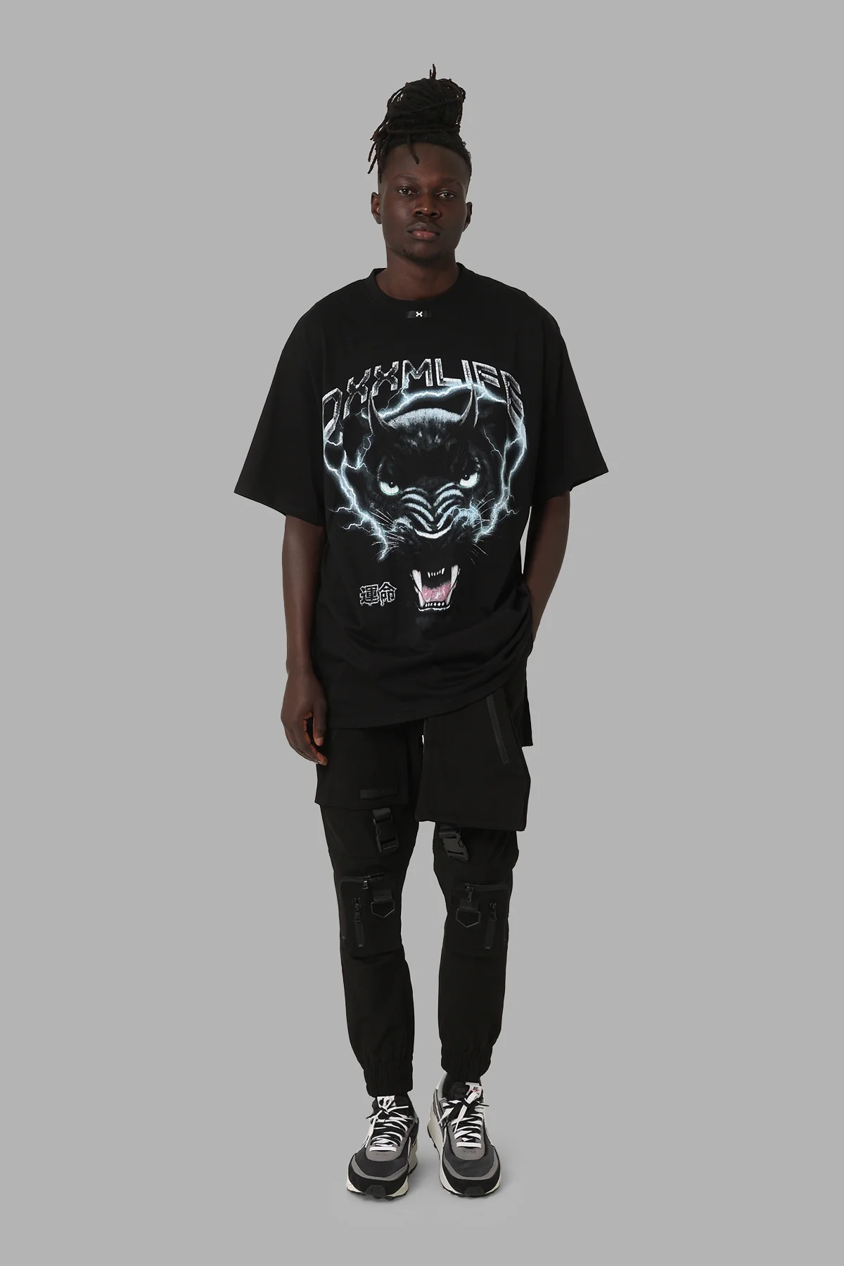 DXXMLife Panther Baggy T-Shirt Black - Image 2