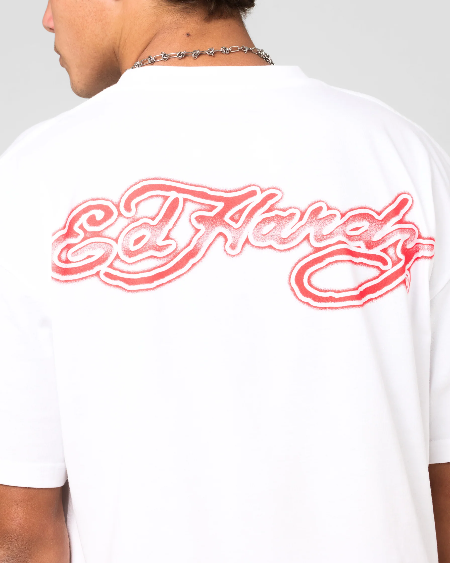 Ed Hardy Blue Dragon T-Shirt White - Image 8