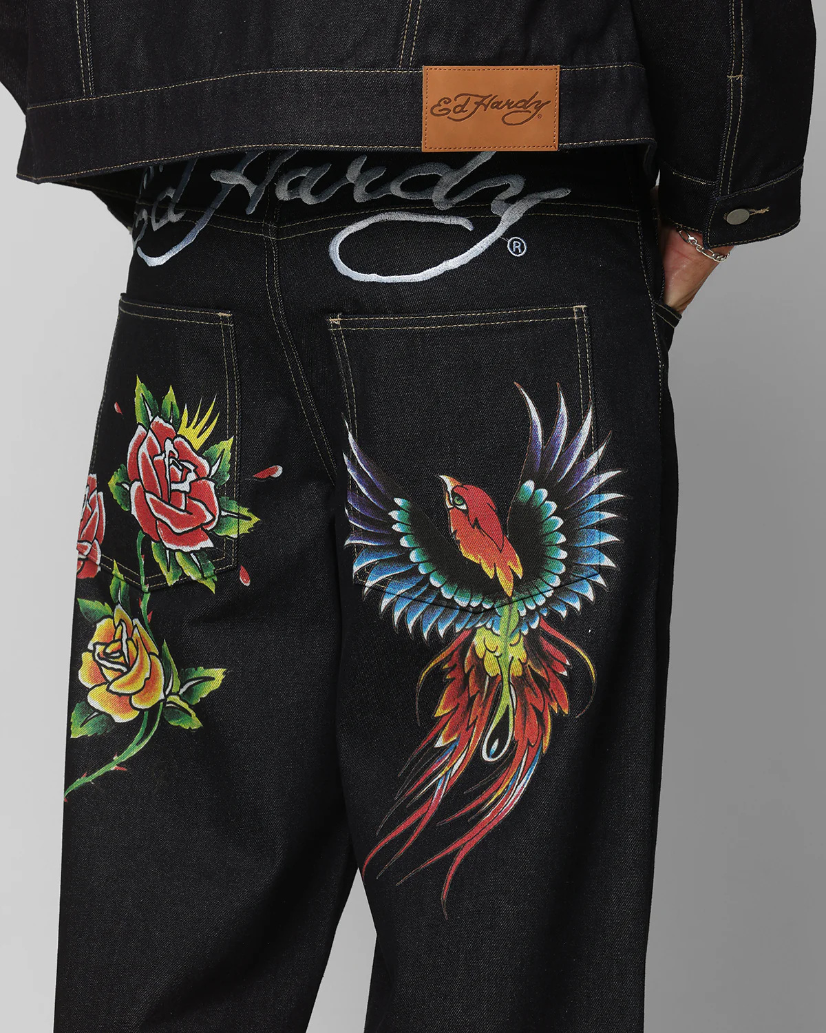 Ed Hardy Denim Jeans Raw Indigo - Image 3