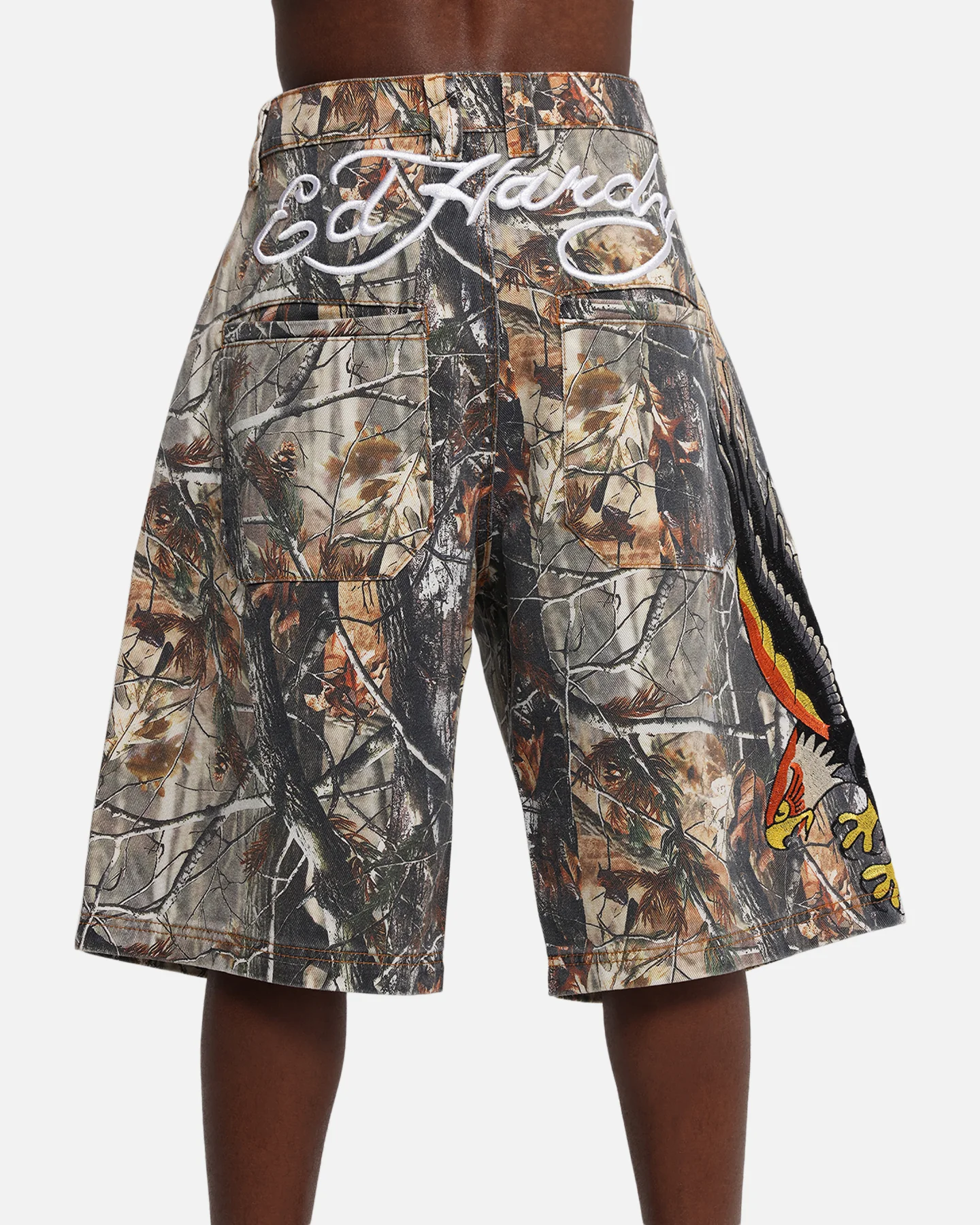 Ed Hardy Eagle Jorts Real Tree Camo - Image 8