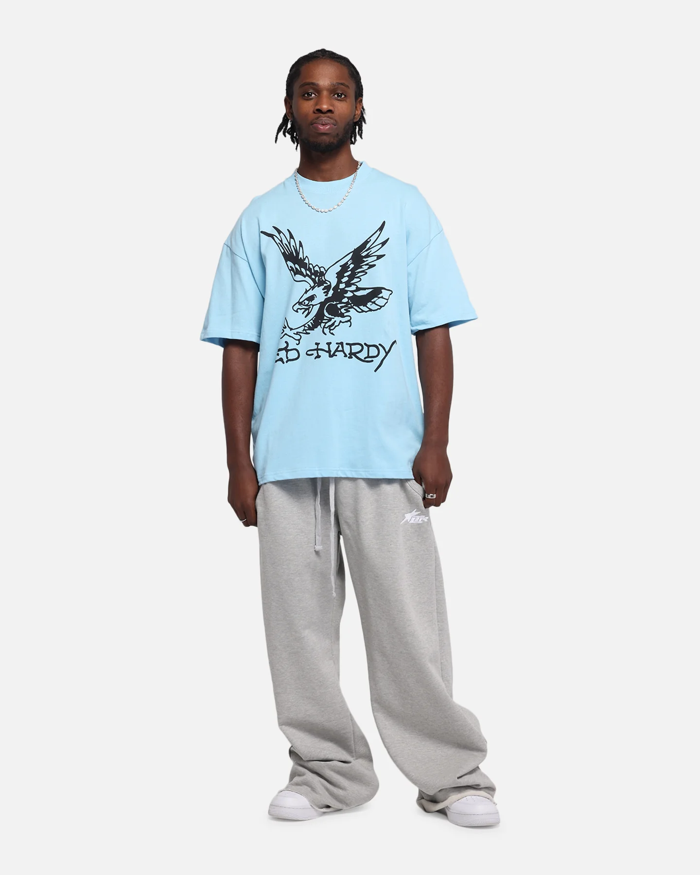 Ed Hardy Eagle T-Shirt Blue - Image 2