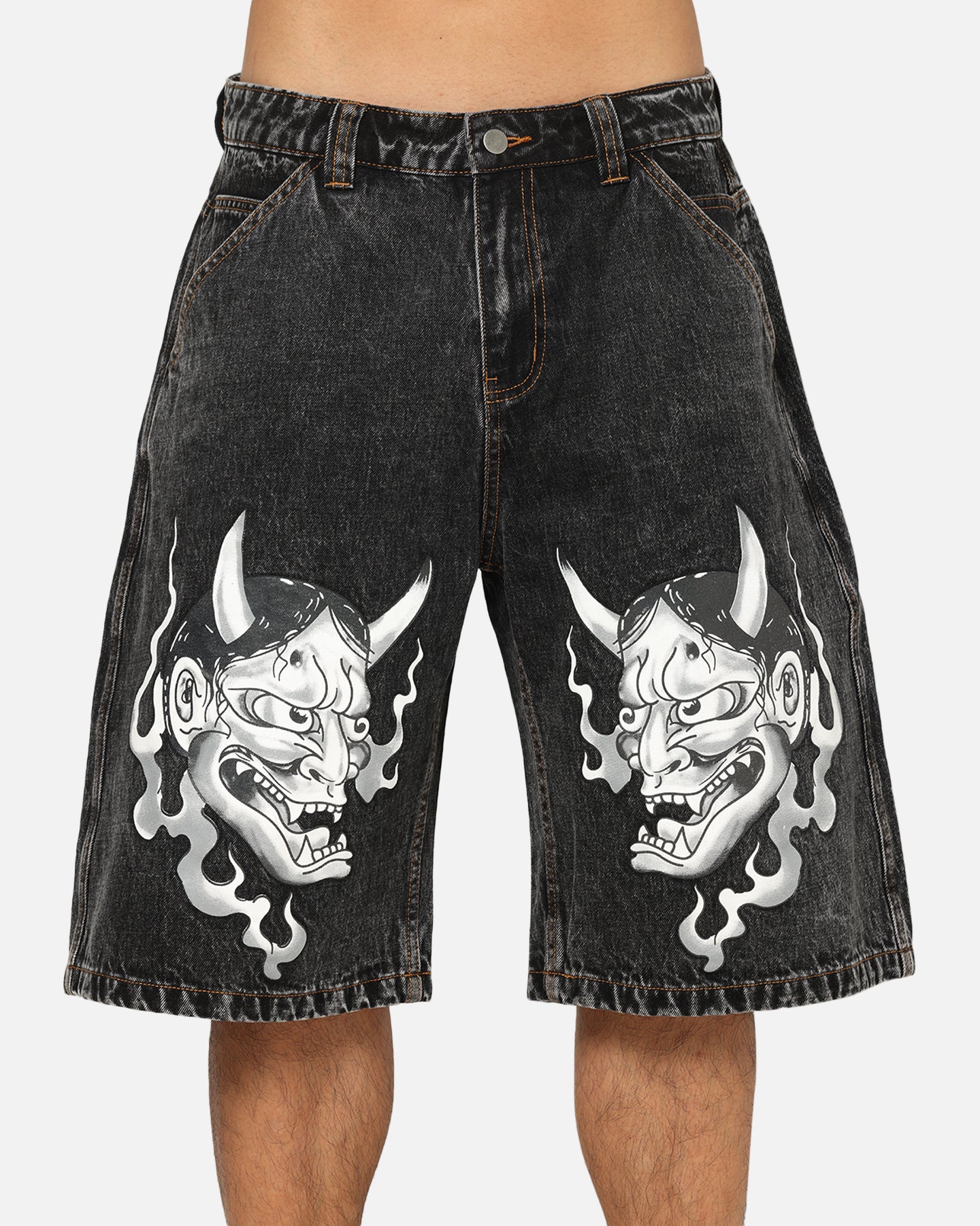 Ed Hardy Established 77 Denim Jorts Black - Image 7