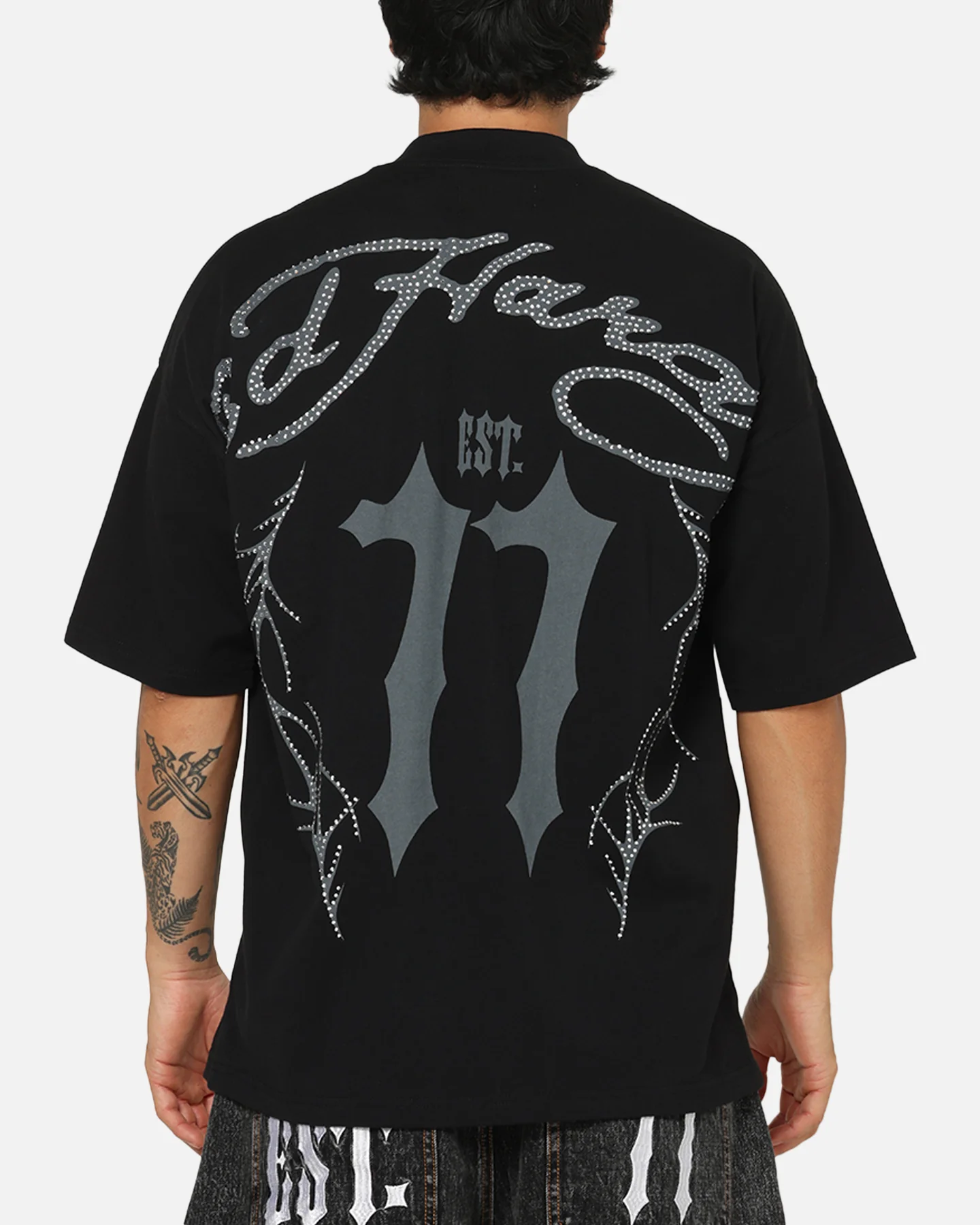 Ed Hardy Established 77 T-Shirt Black