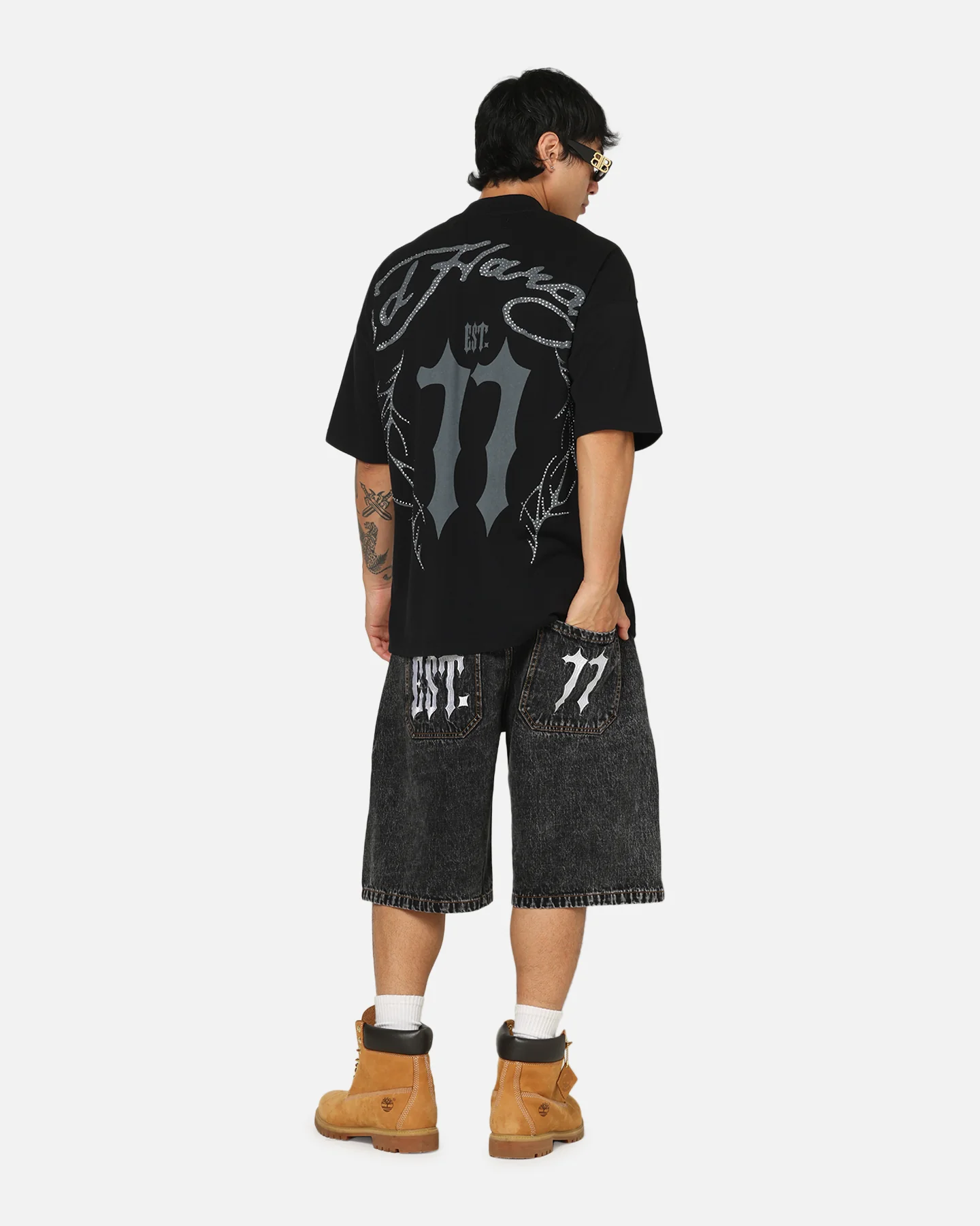 Ed Hardy Established 77 T-Shirt Black - Image 3