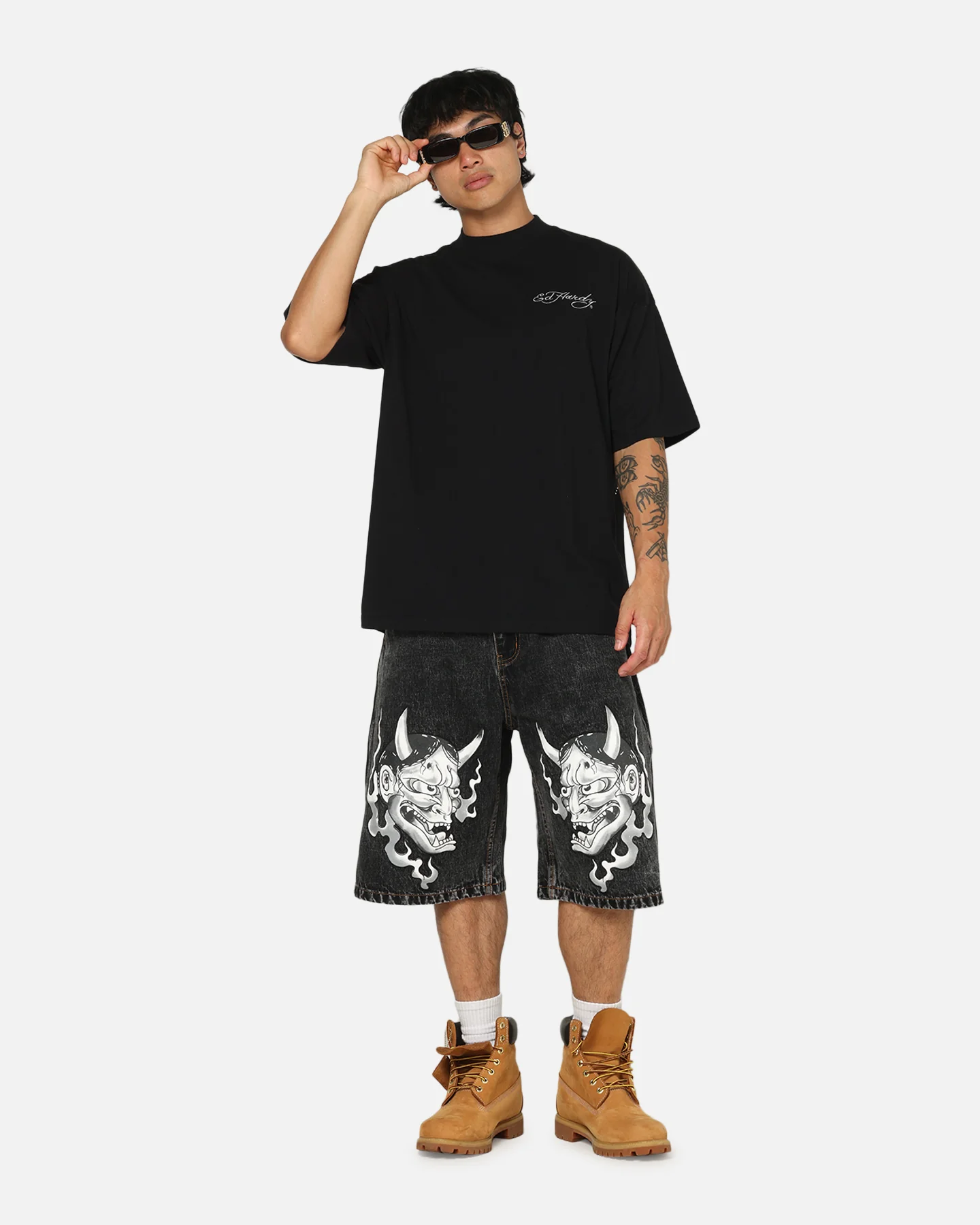 Ed Hardy Established 77 T-Shirt Black - Image 4