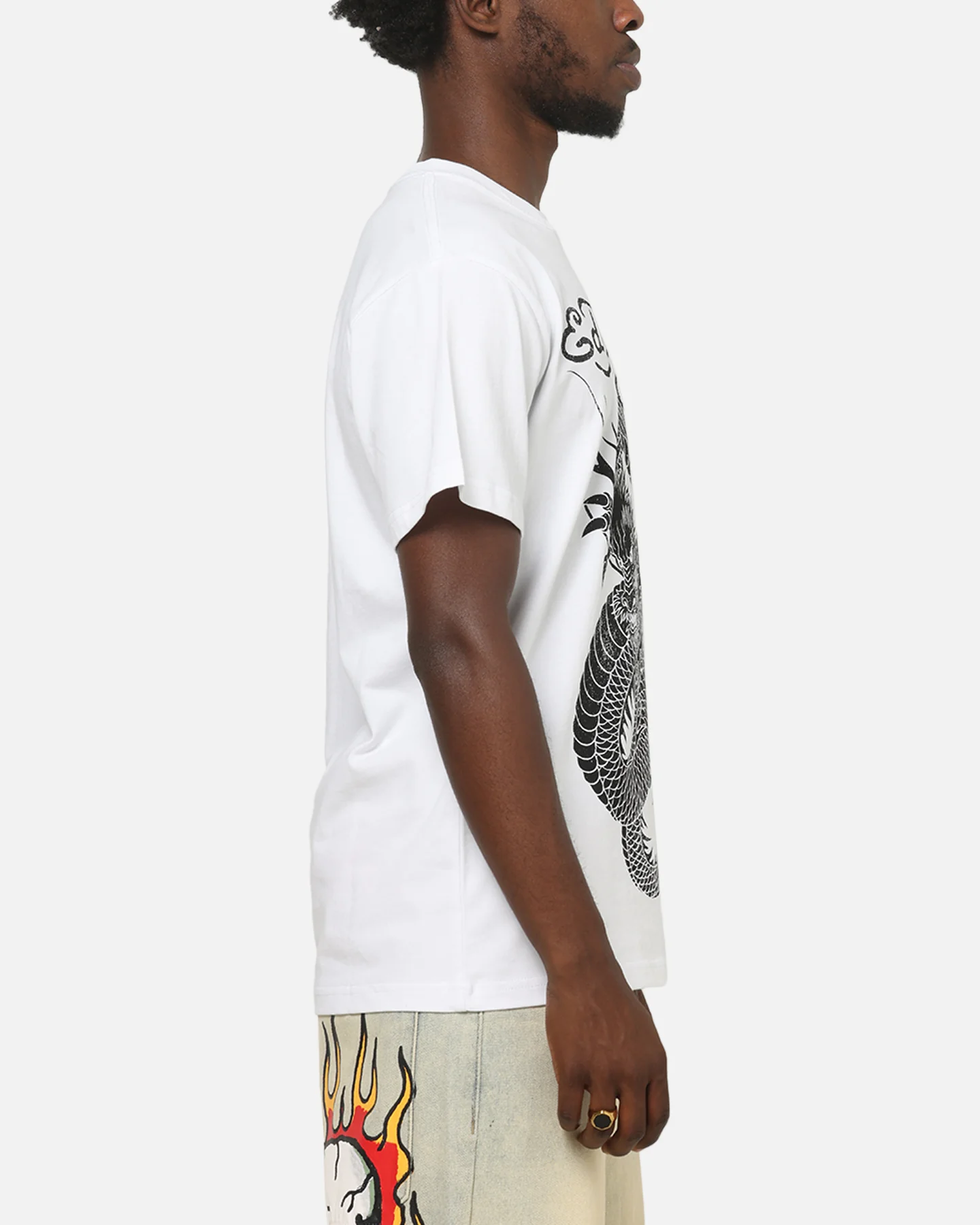 Ed Hardy Euro Fitted T-Shirt White - Image 4