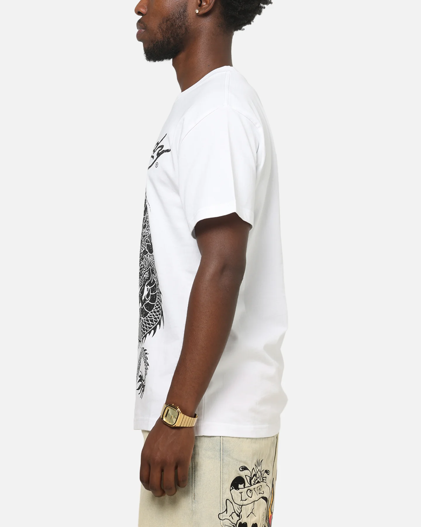 Ed Hardy Euro Fitted T-Shirt White - Image 5