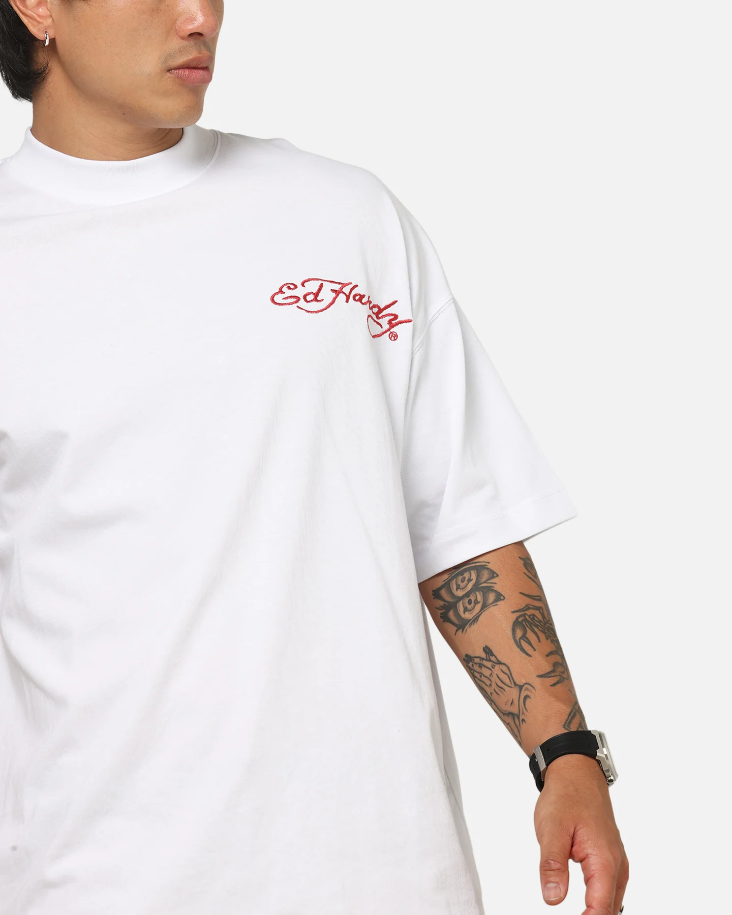 Ed Hardy Holy T-Shirt White - Image 8