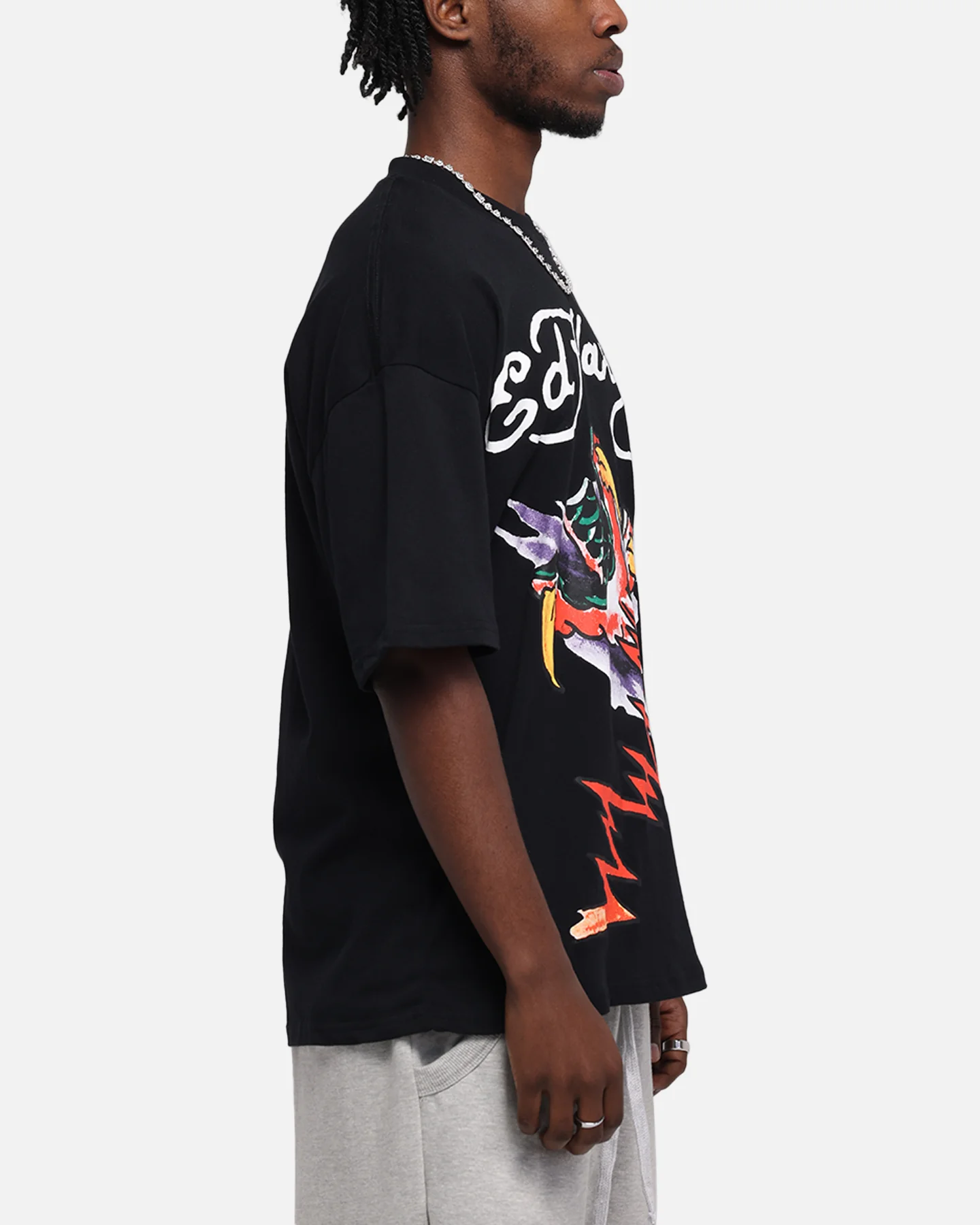 Ed Hardy Lightning T-Shirt Black - Image 4