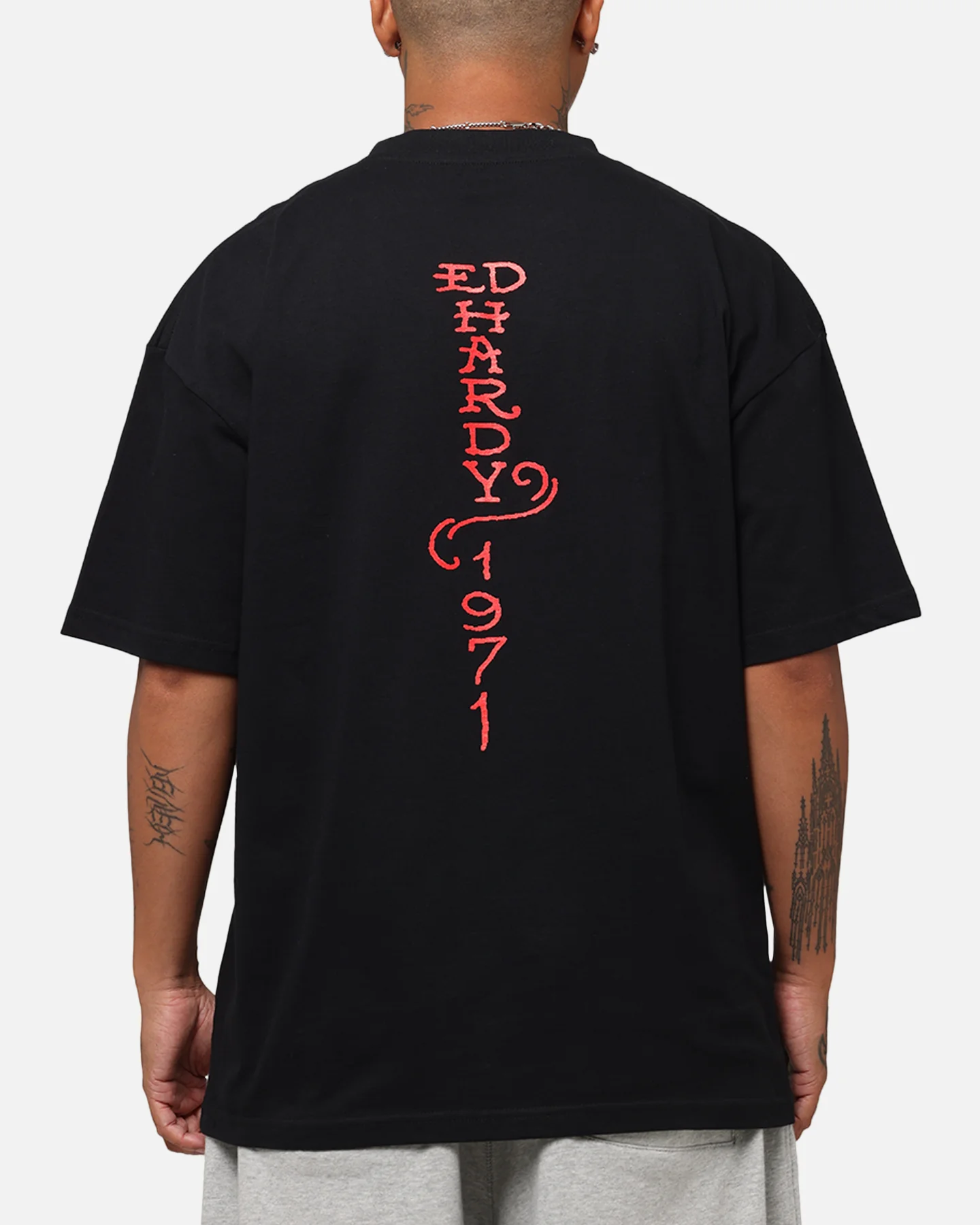 Ed Hardy Lost Luck T-Shirt Black - Image 2