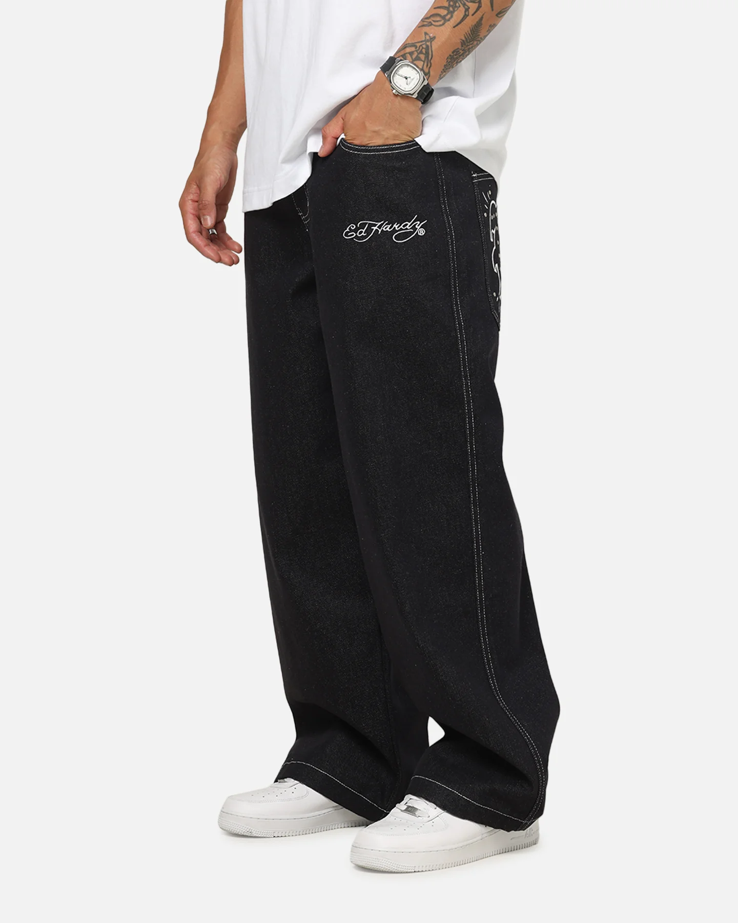 Ed Hardy Stellar Jeans Mid Blue - Image 6