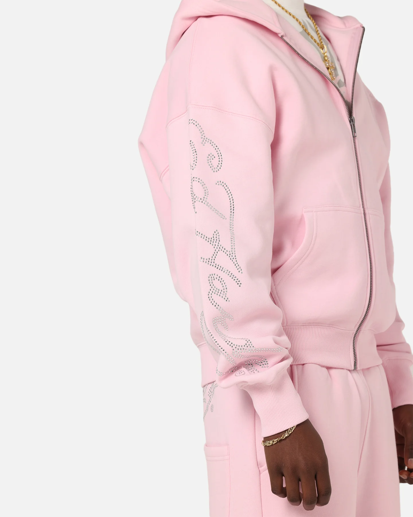 Ed Hardy Trinity Zip Hoodie Pink - Image 7