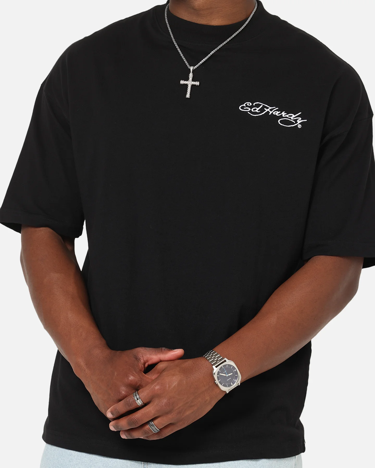 Ed Hardy UV Active T-Shirt Black - Image 9