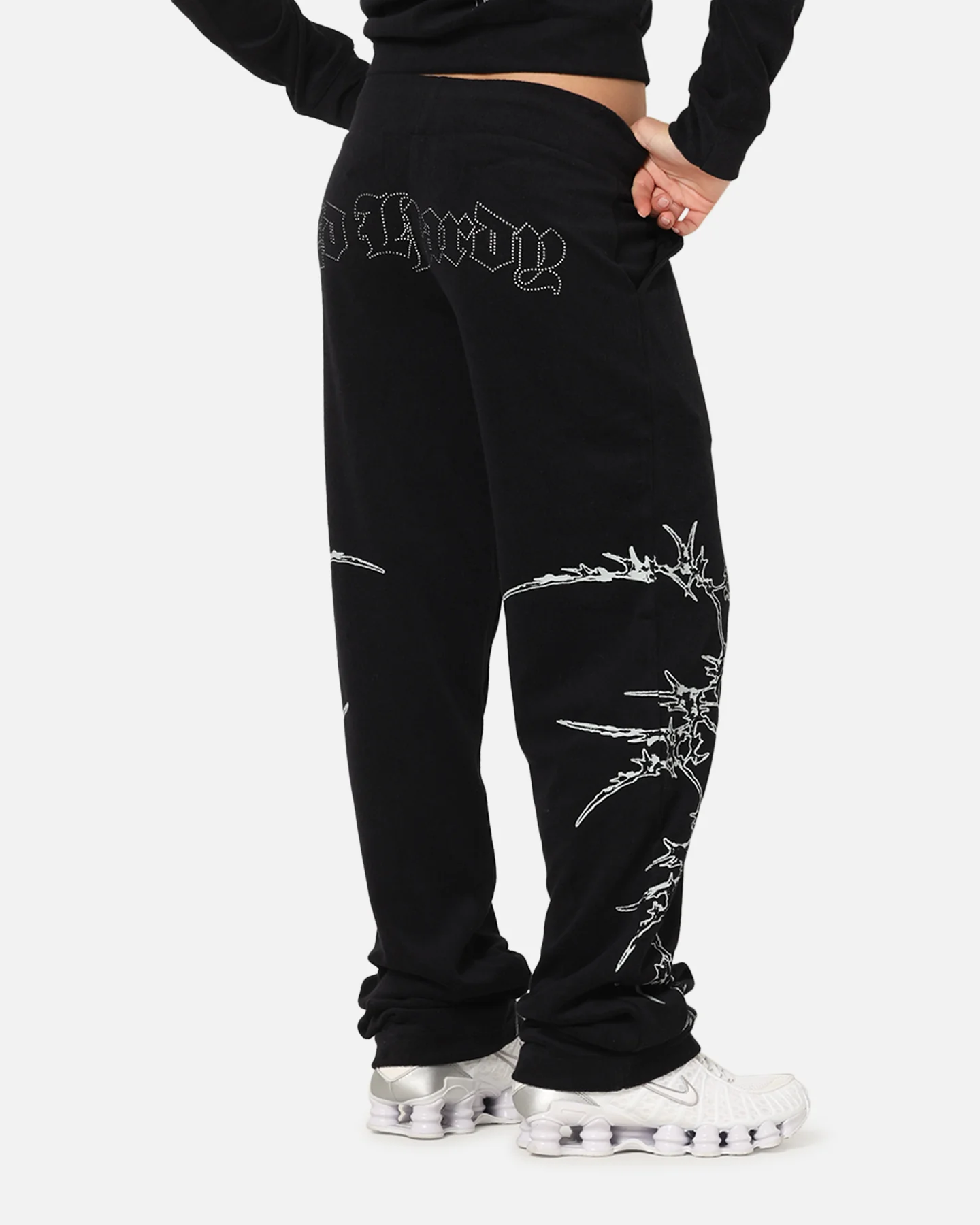Ed Hardy Women's Raver Trackpants Black - Image 6