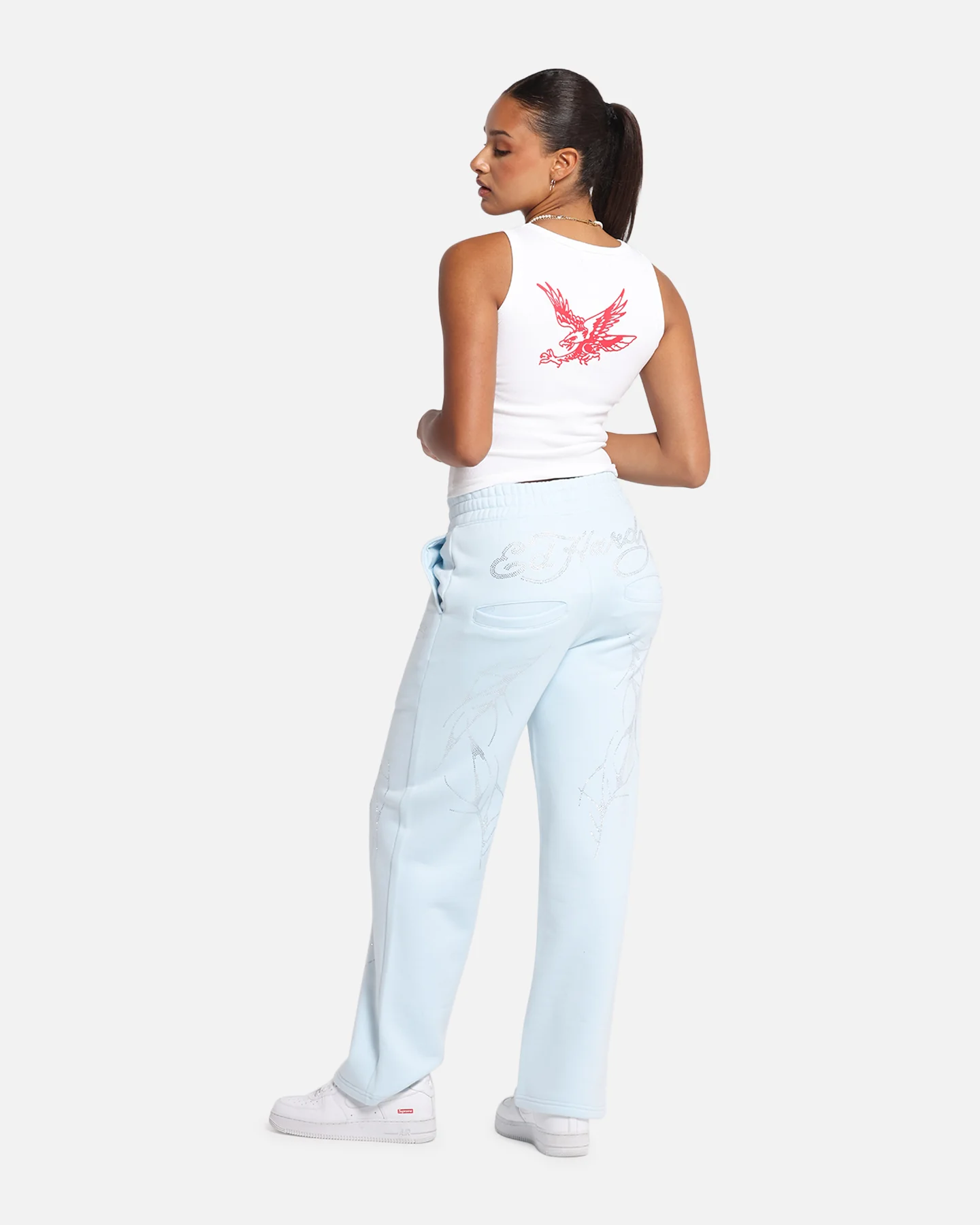 Ed Hardy Women's Tried And True Tank White - Image 4