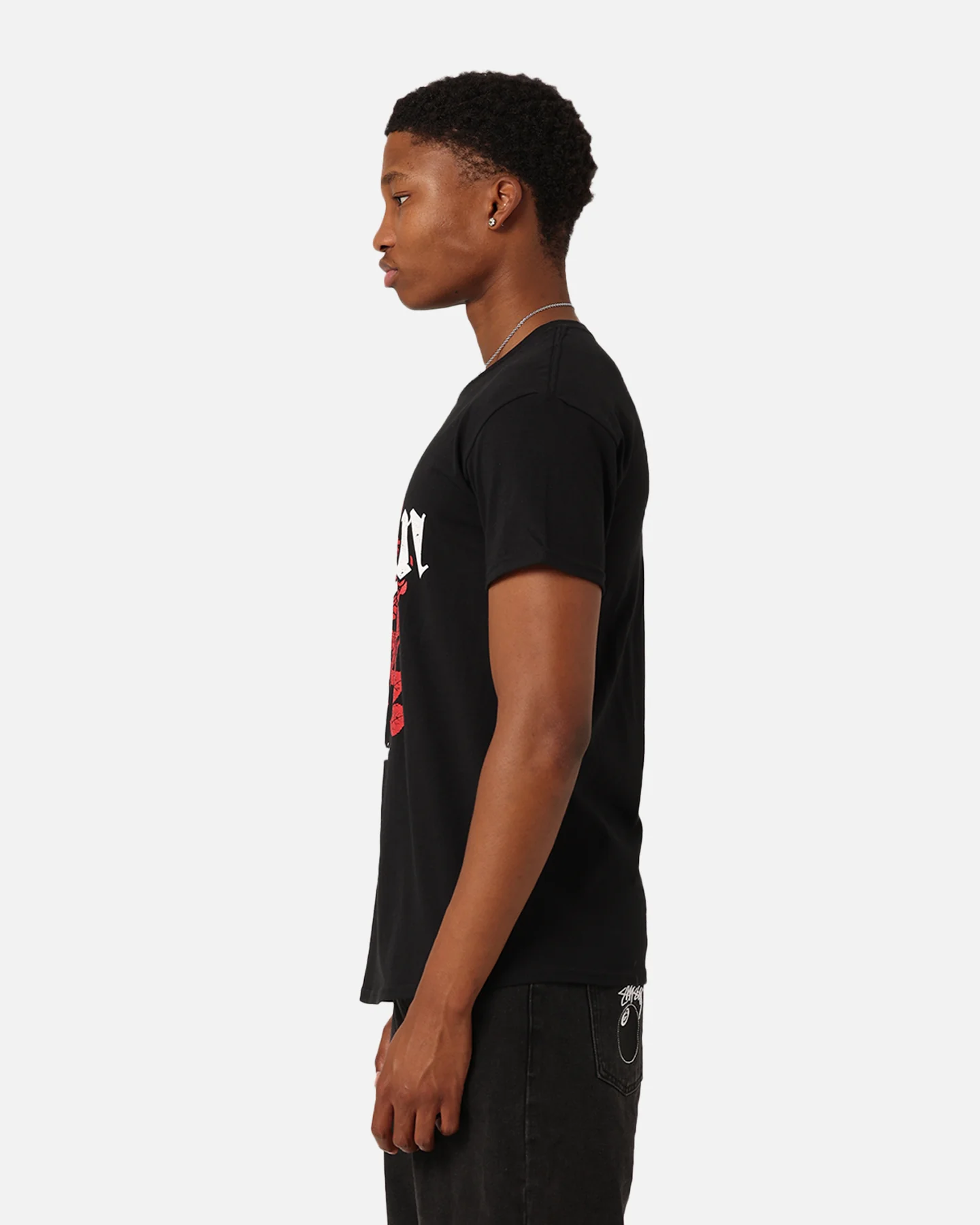 Elevn Clothing Co Rose Bunch T-Shirt Black - Image 6