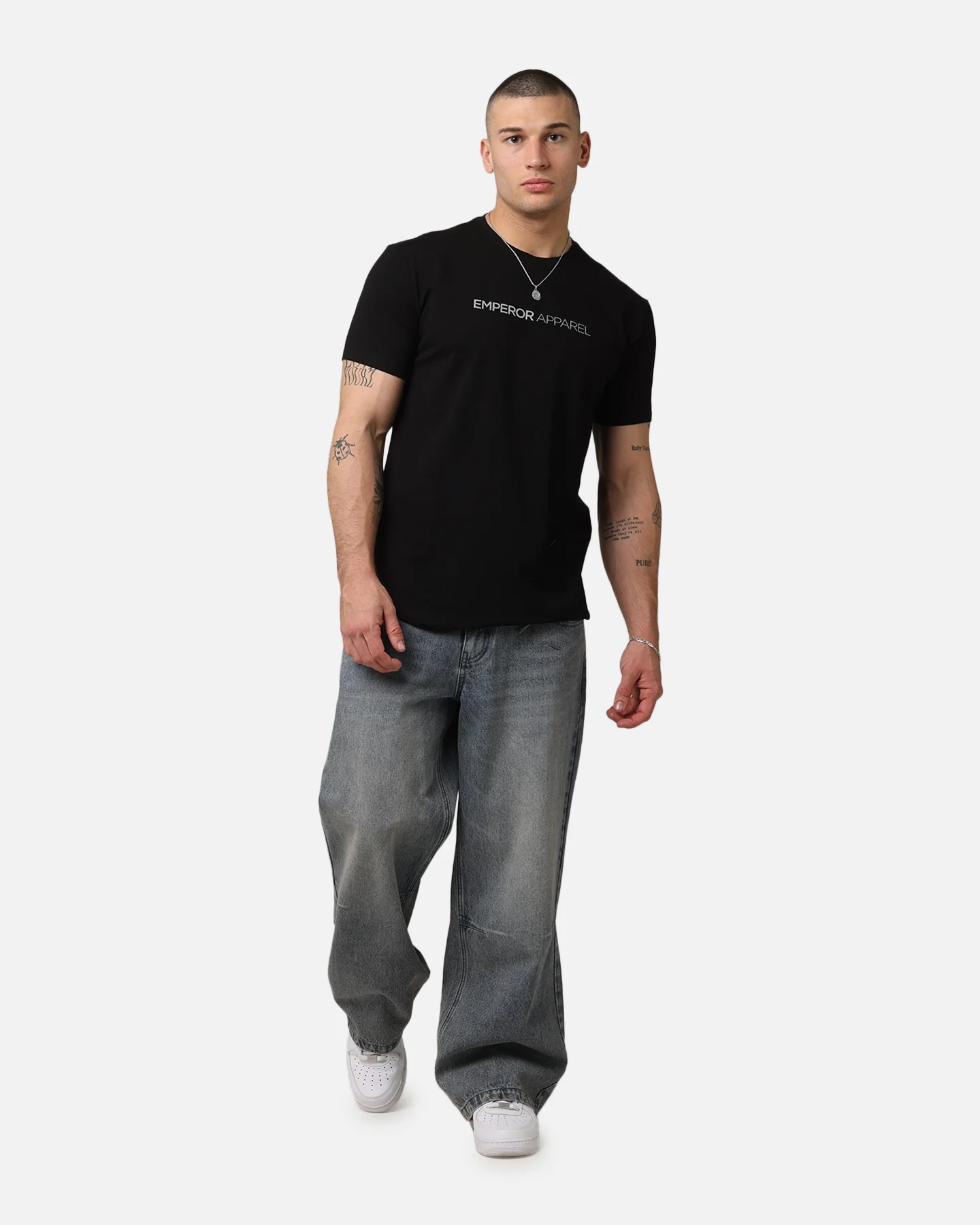 Emperor Apparel Scallop Sport T-Shirt Black - Image 2