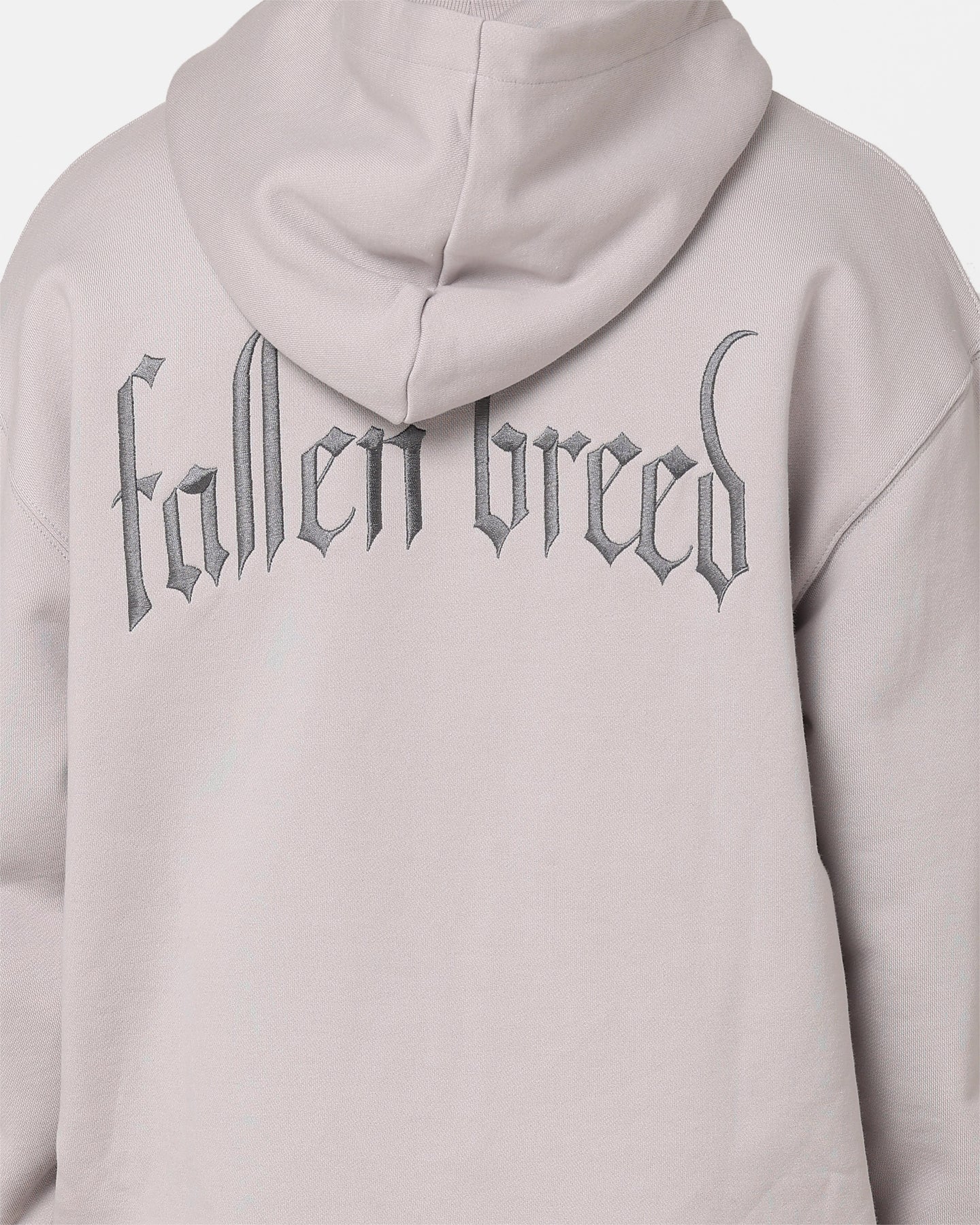 Fallen Breed Signature Logo Hoodie Light Grey - Image 5