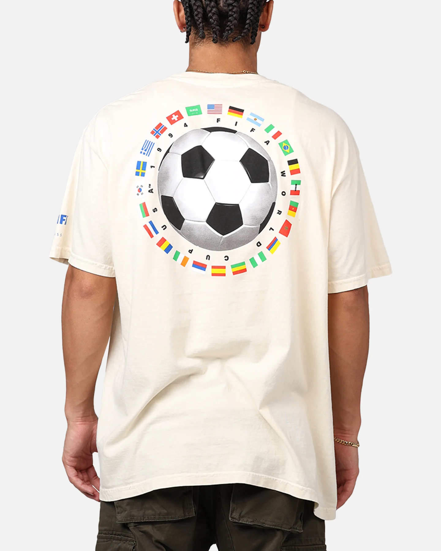 Fifa FIFA 1994 Flags T-Shirt Ivory - Image 2