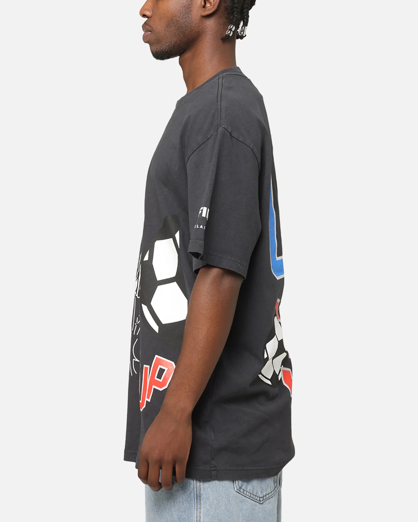 Fifa USA Mascot World Cup T-Shirt Faded Black - Image 6