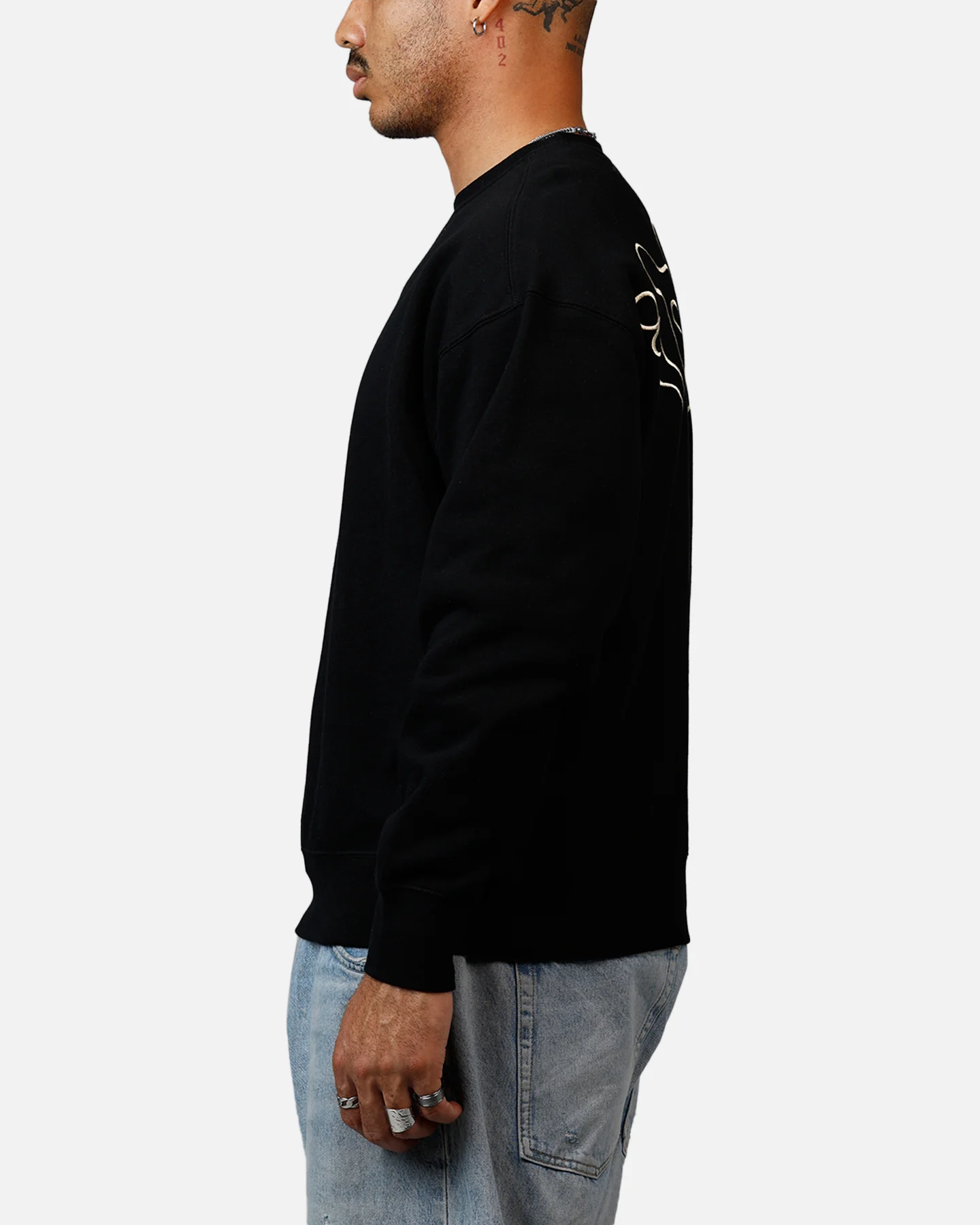 Fox Racing Hello Future Oversized Crewneck Black - Image 5