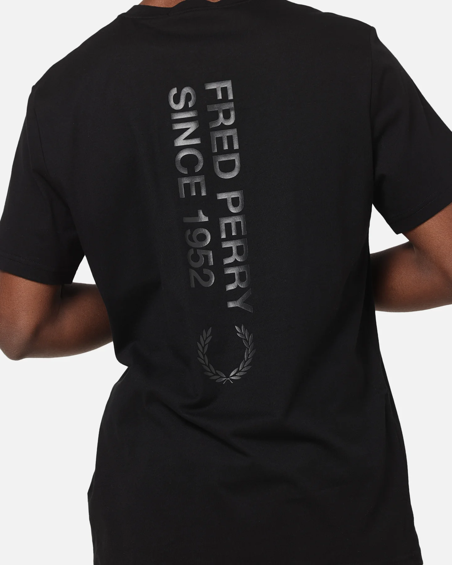Fred Perry Bold Branding T-Shirt Black - Image 8