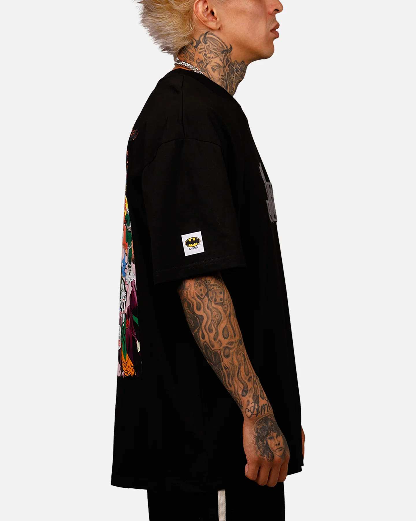 Freeze Max DC Batman The Joker 'Troublemakers' Fireworks T-Shirt Black - Image 4