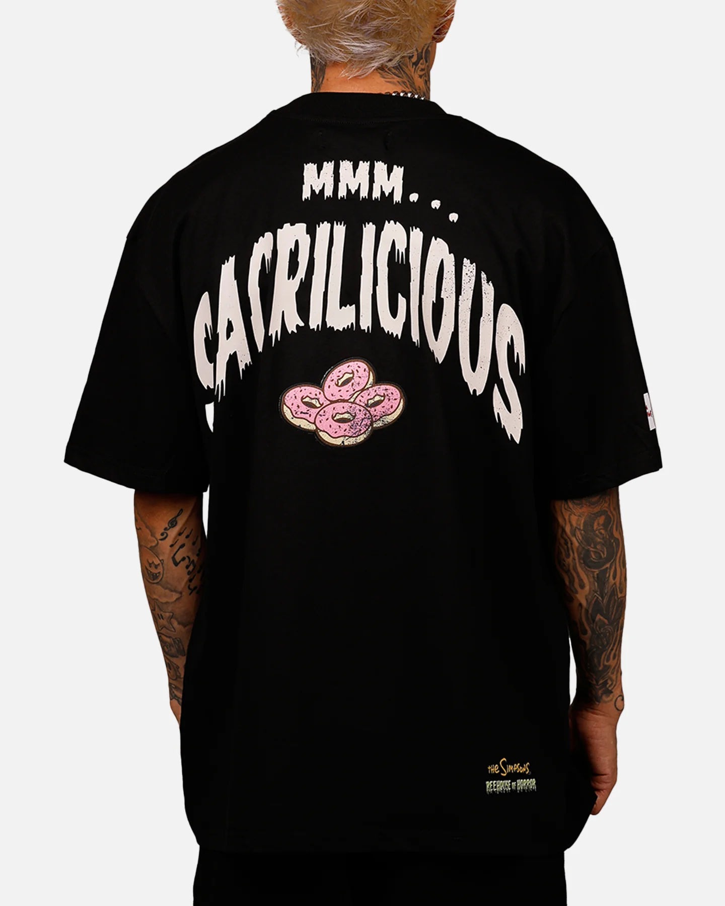 Freeze Max The Simpsons 'The Simpson Treehouse Of Horror' Sacrilicious T-Shirt Black - Image 2
