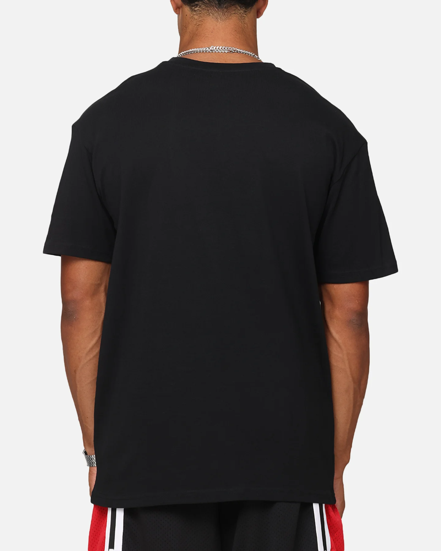 Fubu Basic T-Shirt Black/Red/White - Image 3
