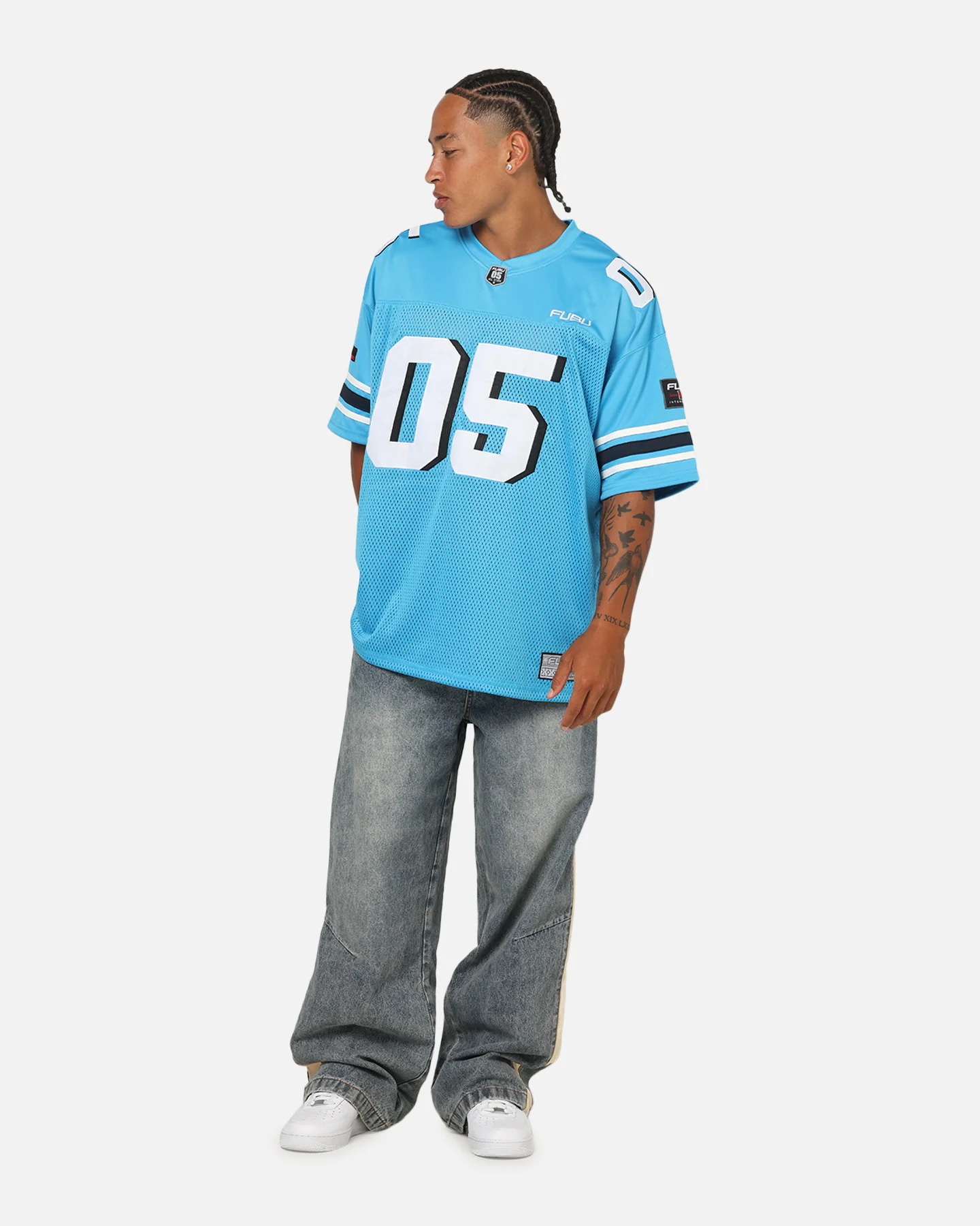Fubu Game Day Jersey Carolina Blue - Image 3