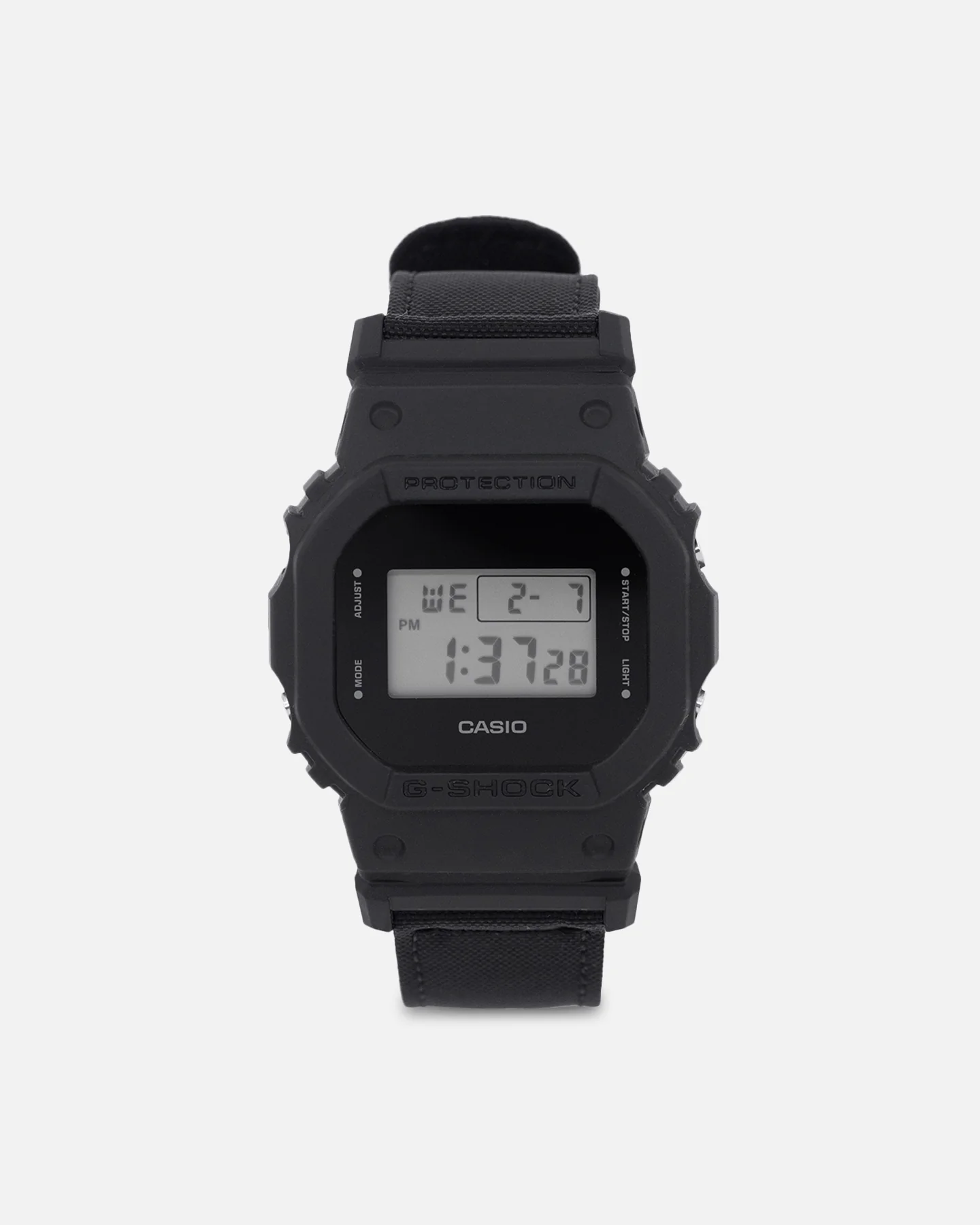 G-Shock DW-5600BCE-1DR Utility Black Cordura Watch Black - Image 2