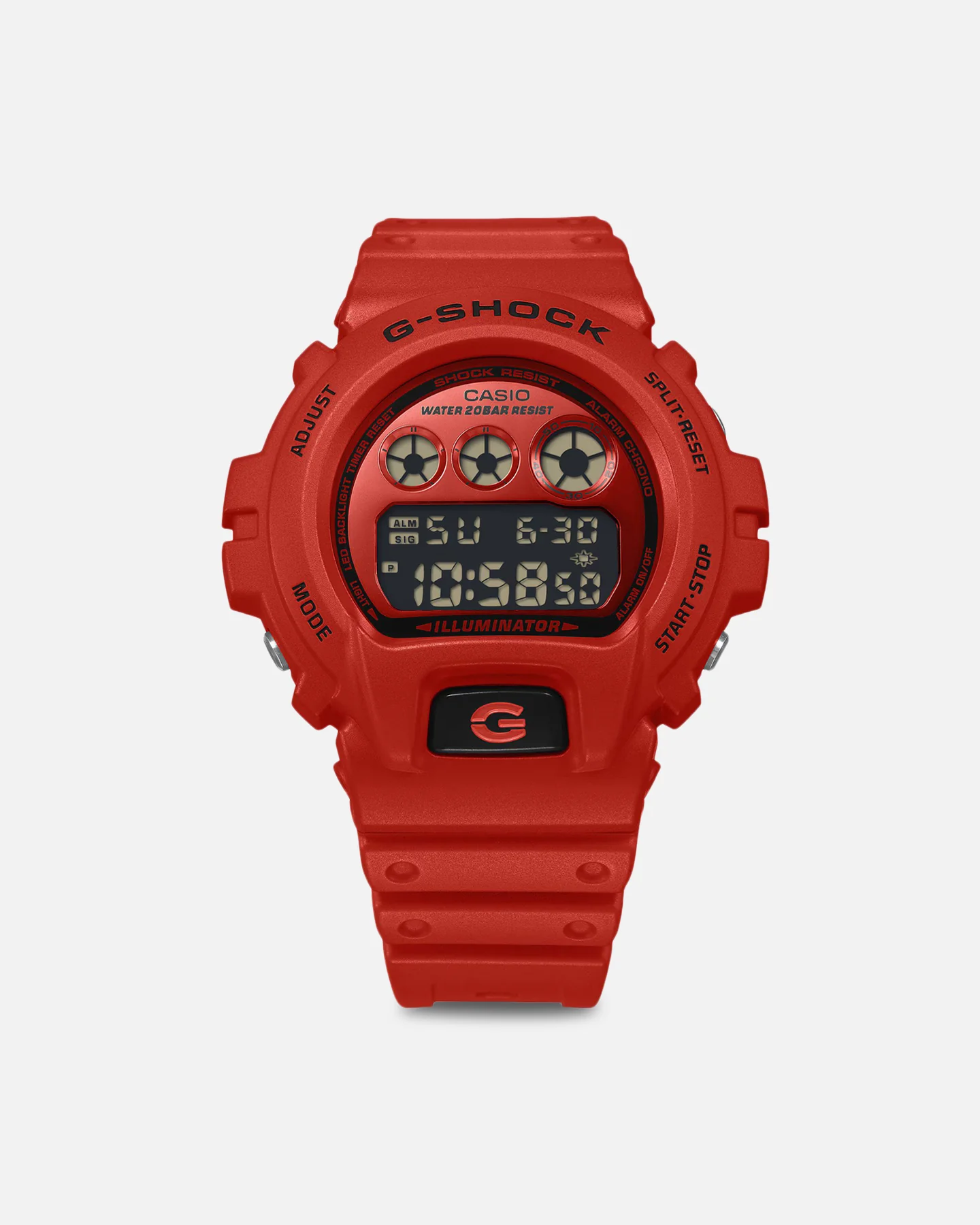 G Shock DW6900RRB-4D Watch Red/Red - Image 5
