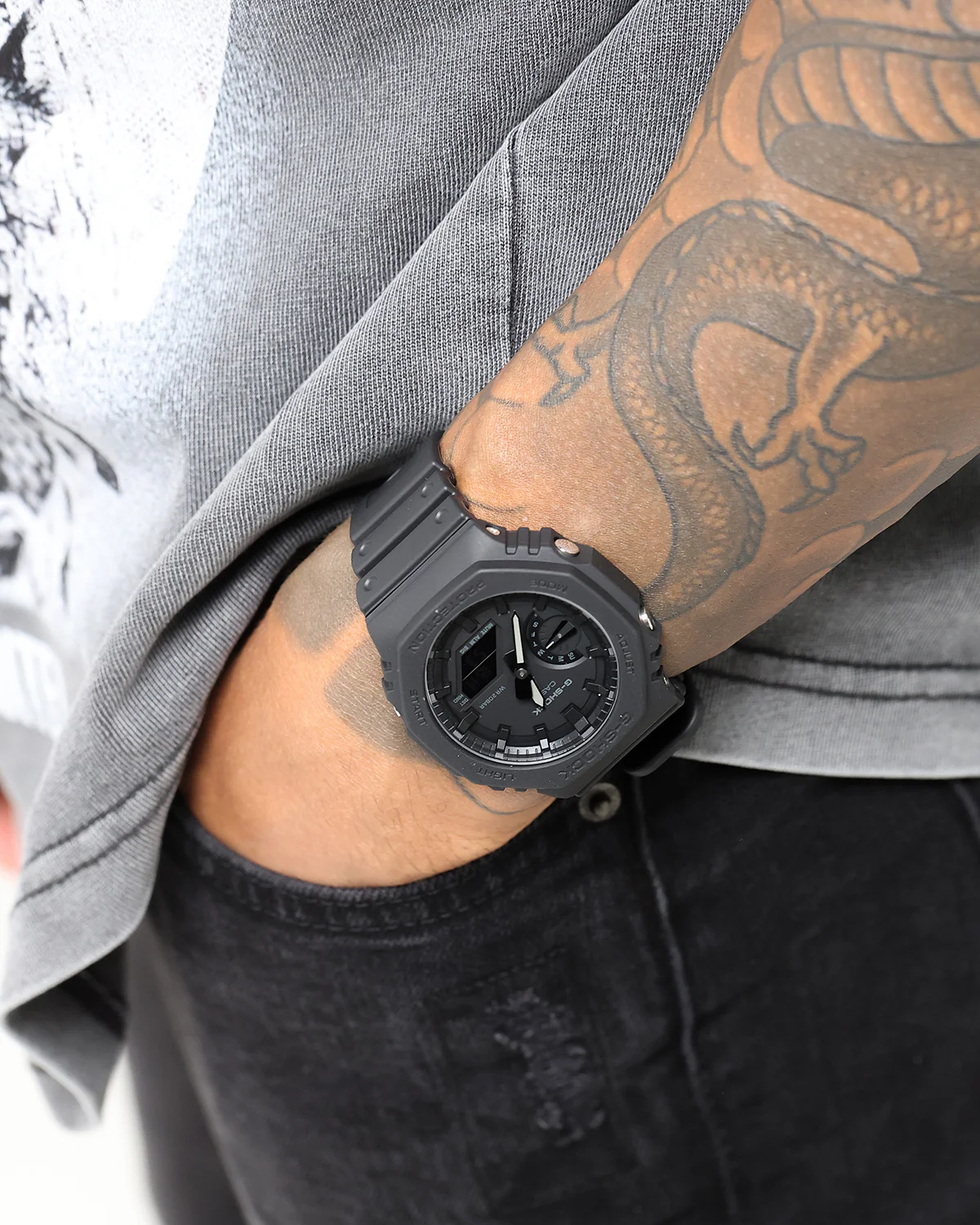 G Shock GA2100-1A1 Black - Image 4