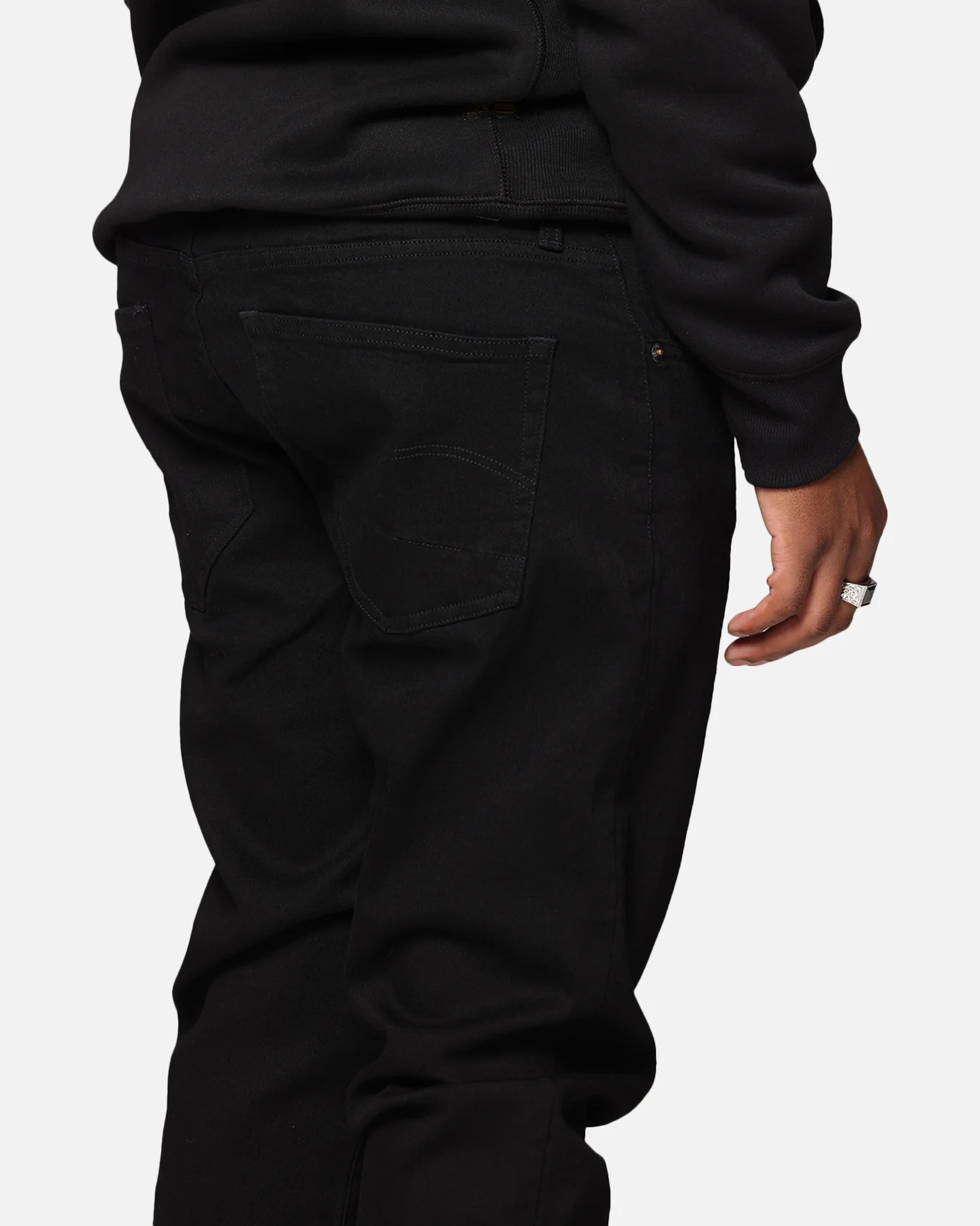 G-Star 3301 Slim Jeans Black - Image 4