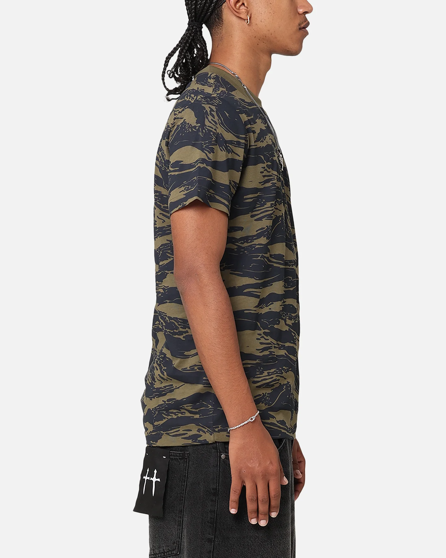 G-Star Tiger Camo T-Shirt Olive Camo - Image 4