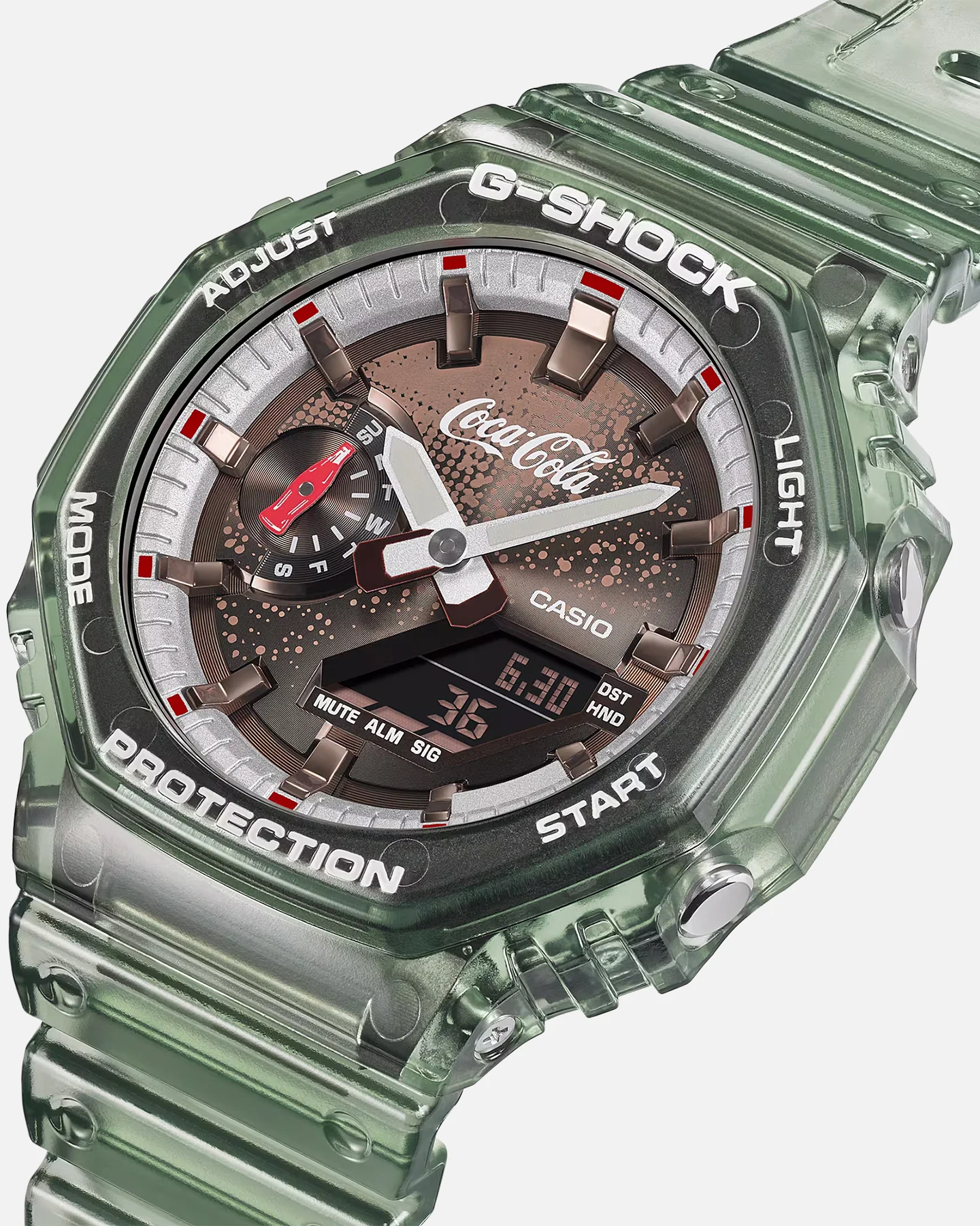 G Shock X Coca-Cola® GA2100CC-3A Watch Green - Image 4