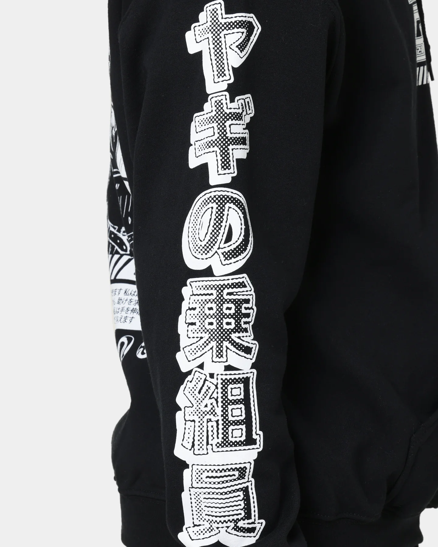 Goat Crew Anime Hoodie Black - Image 6