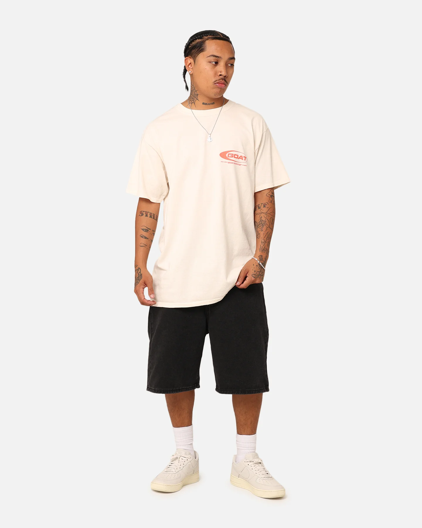 Goat Crew GCLTD T-Shirt Off White - Image 8