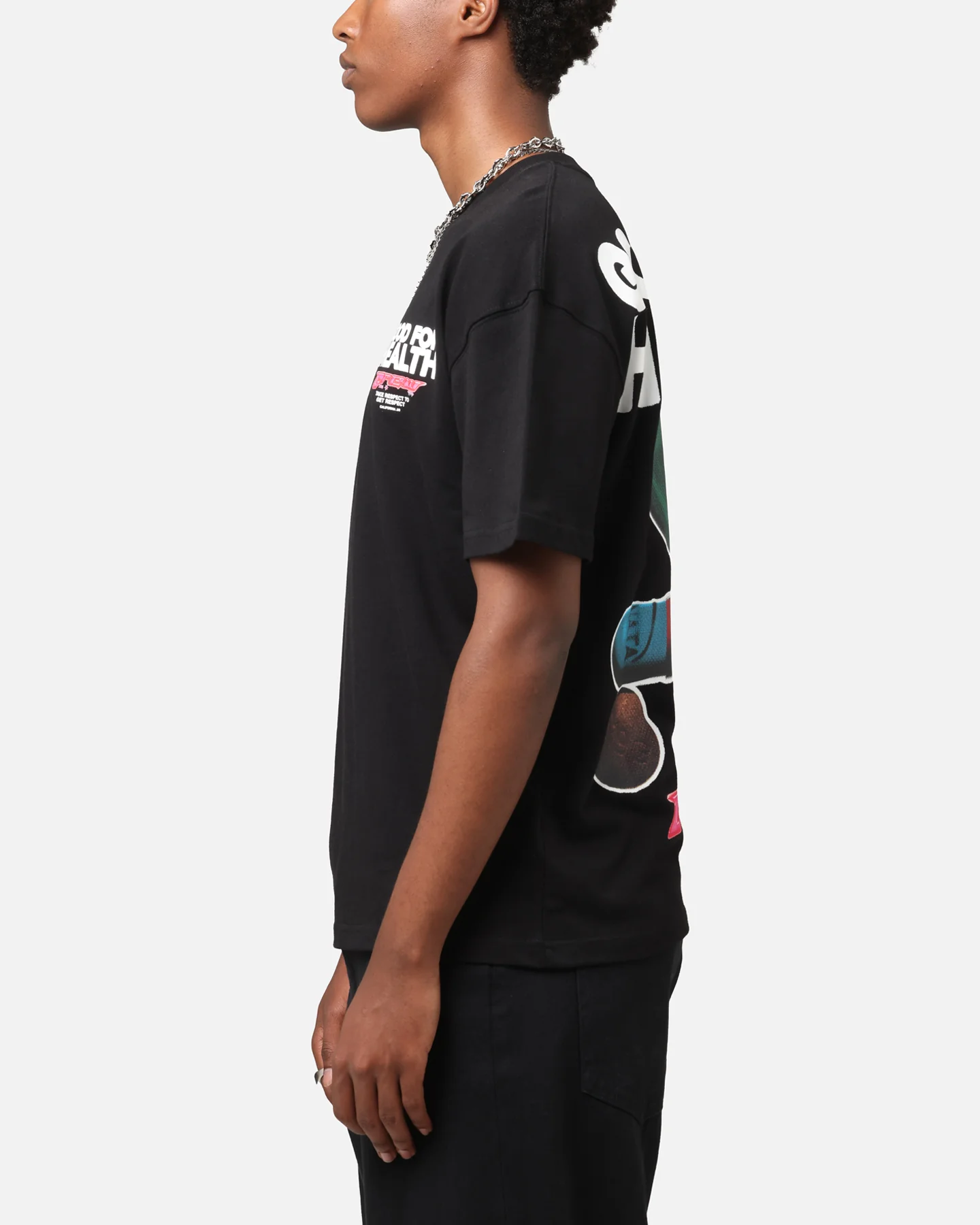 Goat Crew Good 4 Health T-Shirt Black - Image 6