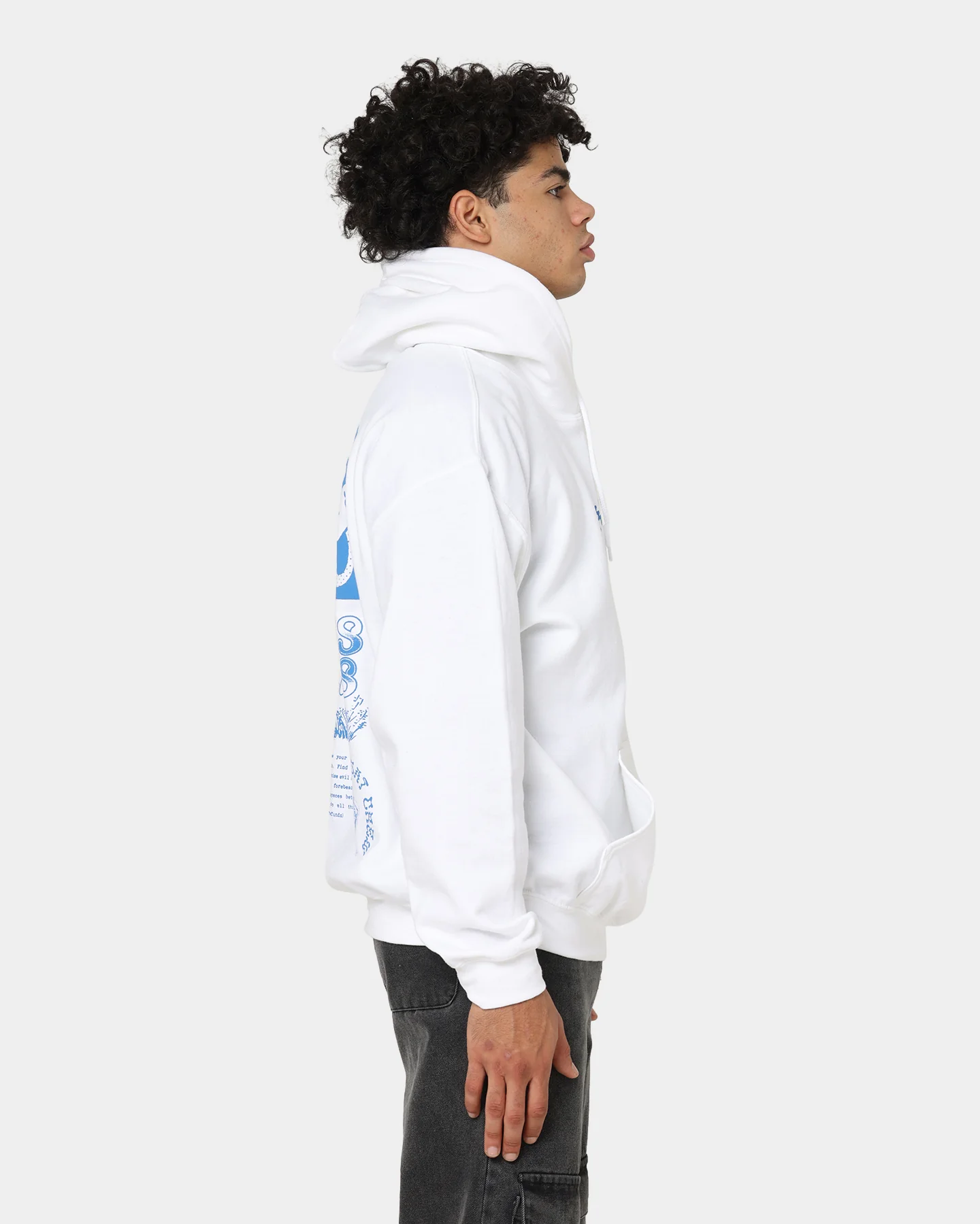 Goat Crew Kilroy Hoodie White - Image 6