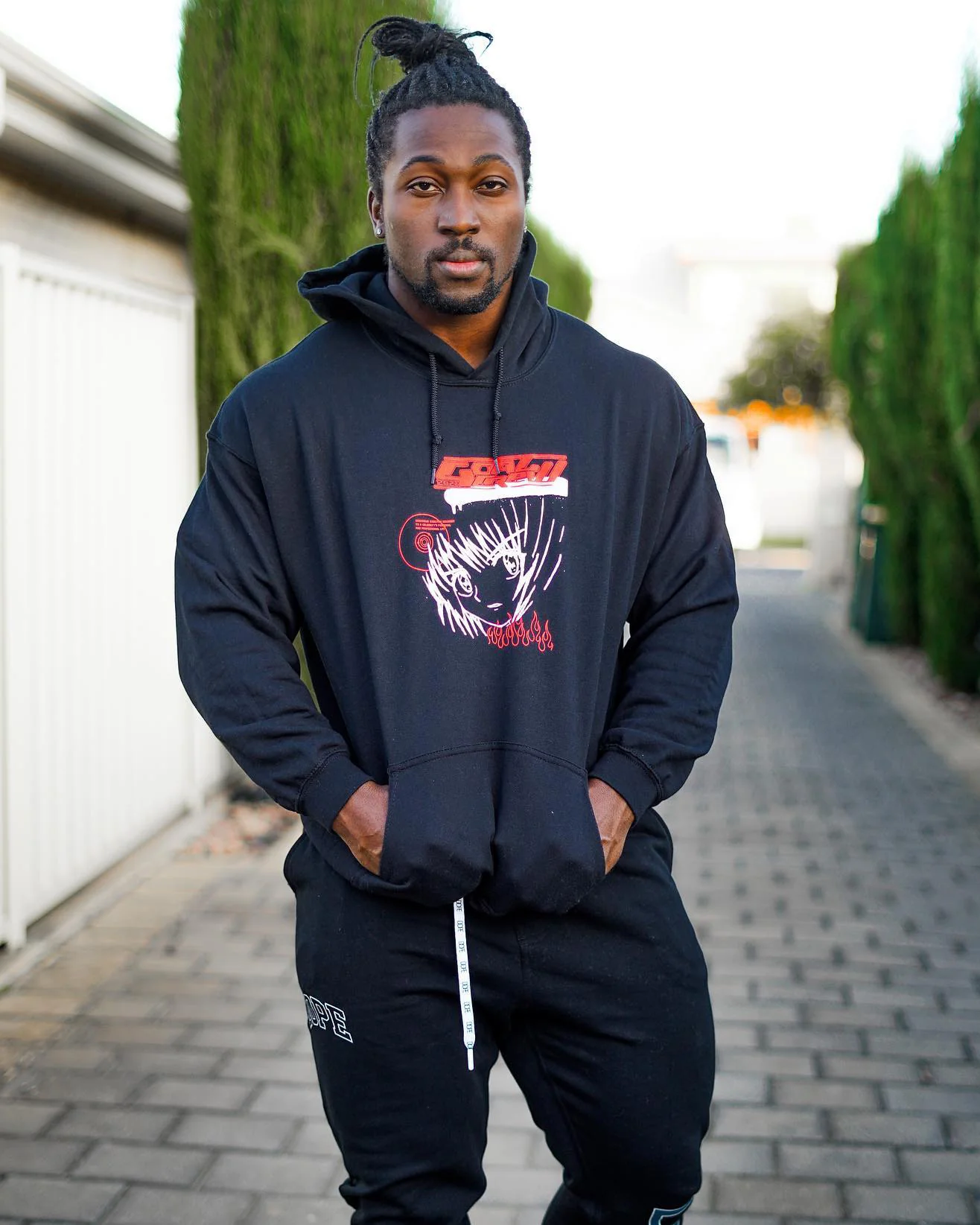 Goat Crew Sapporo Hoodie Black - Image 2