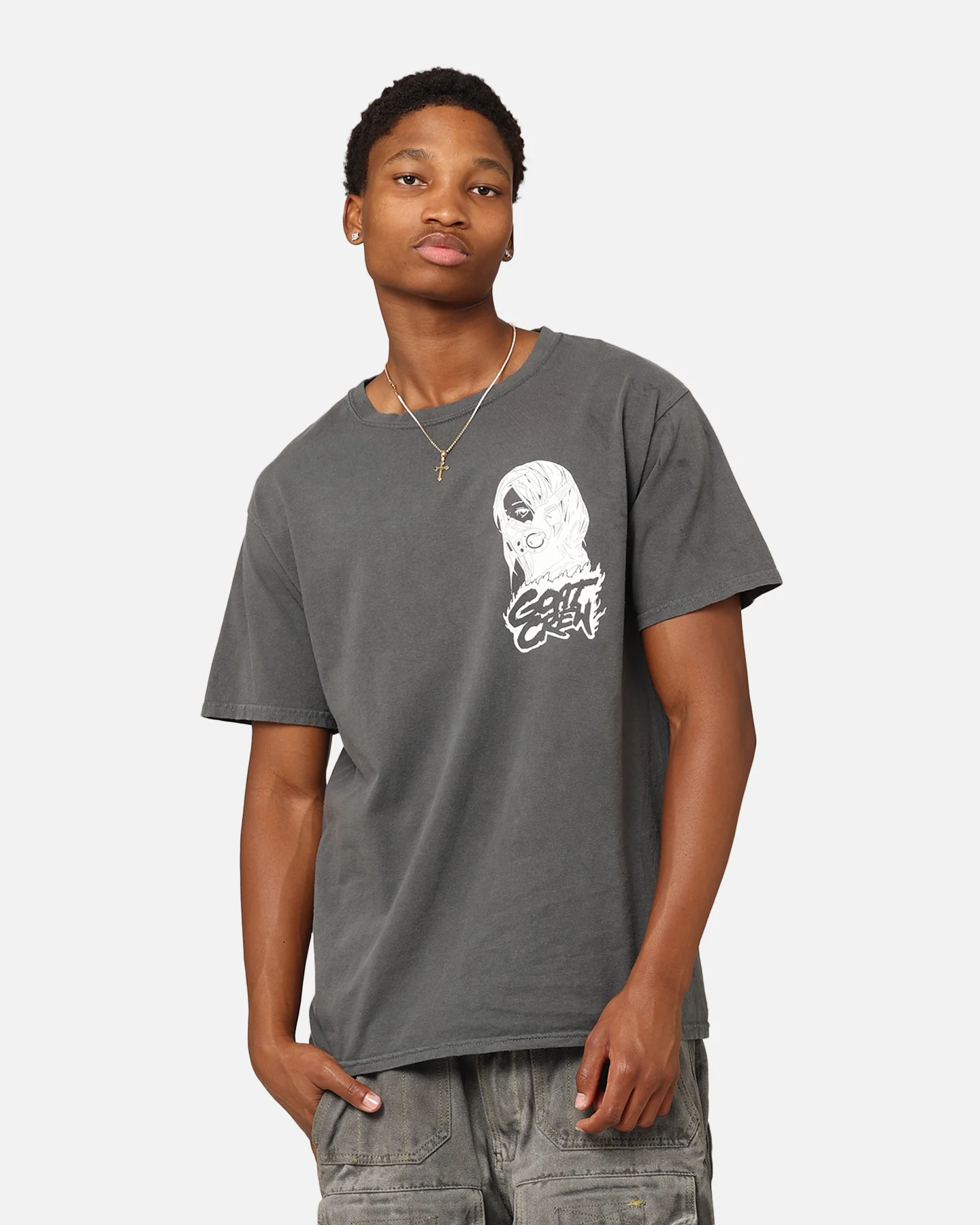 Goat Crew Lucyna T-Shirt Off Black - Image 2