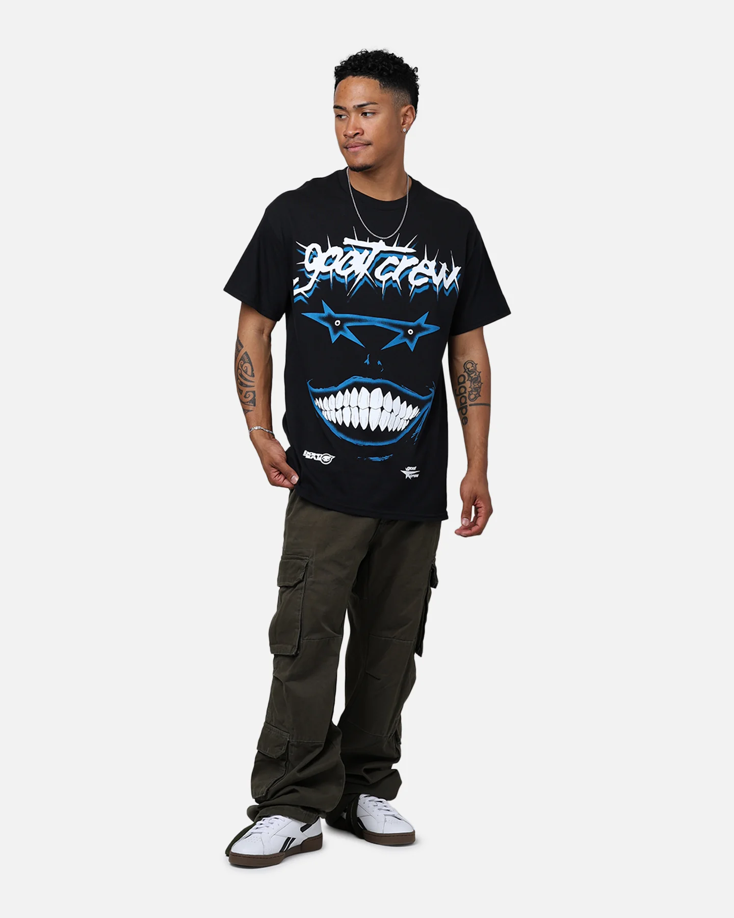 Goat Crew Nightcrawler T-Shirt Black - Image 3