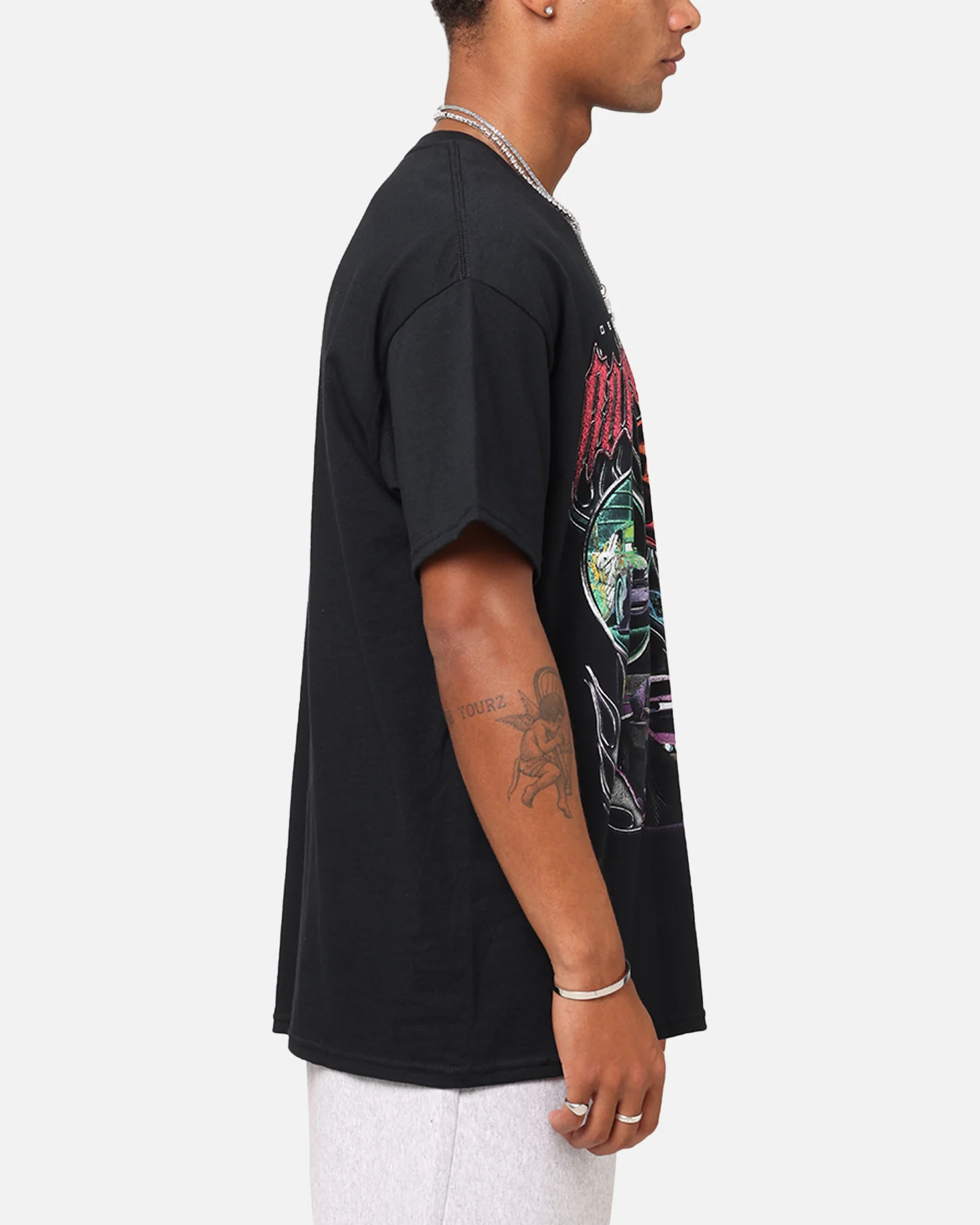 Goat Crew Pixar Cars Delinquent Road Hazards T-Shirt Black - Image 4