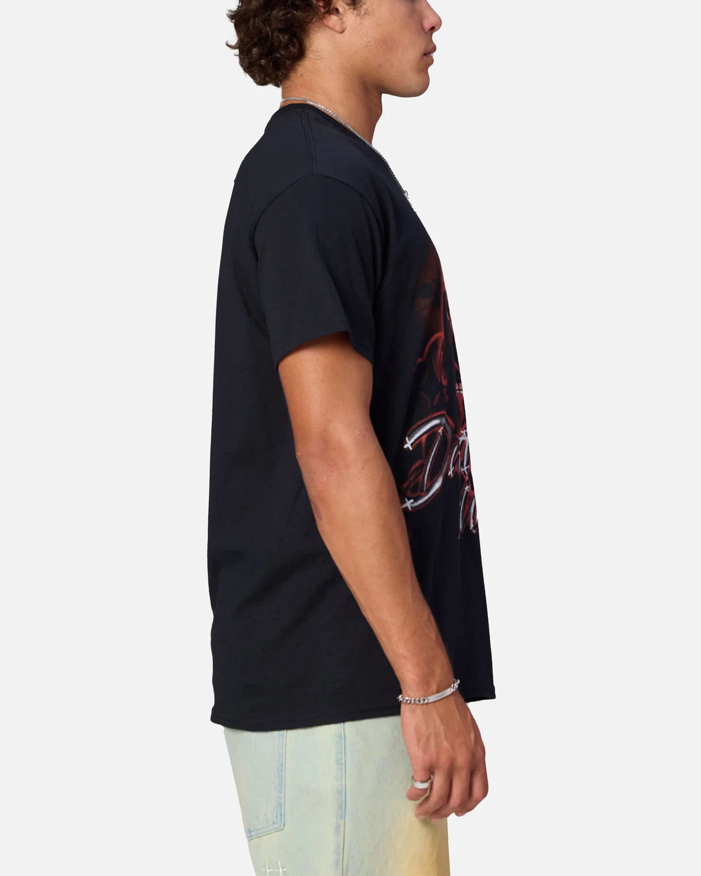 Goat Crew Star Wars Darth Maul Airbrush T-Shirt Black - Image 4
