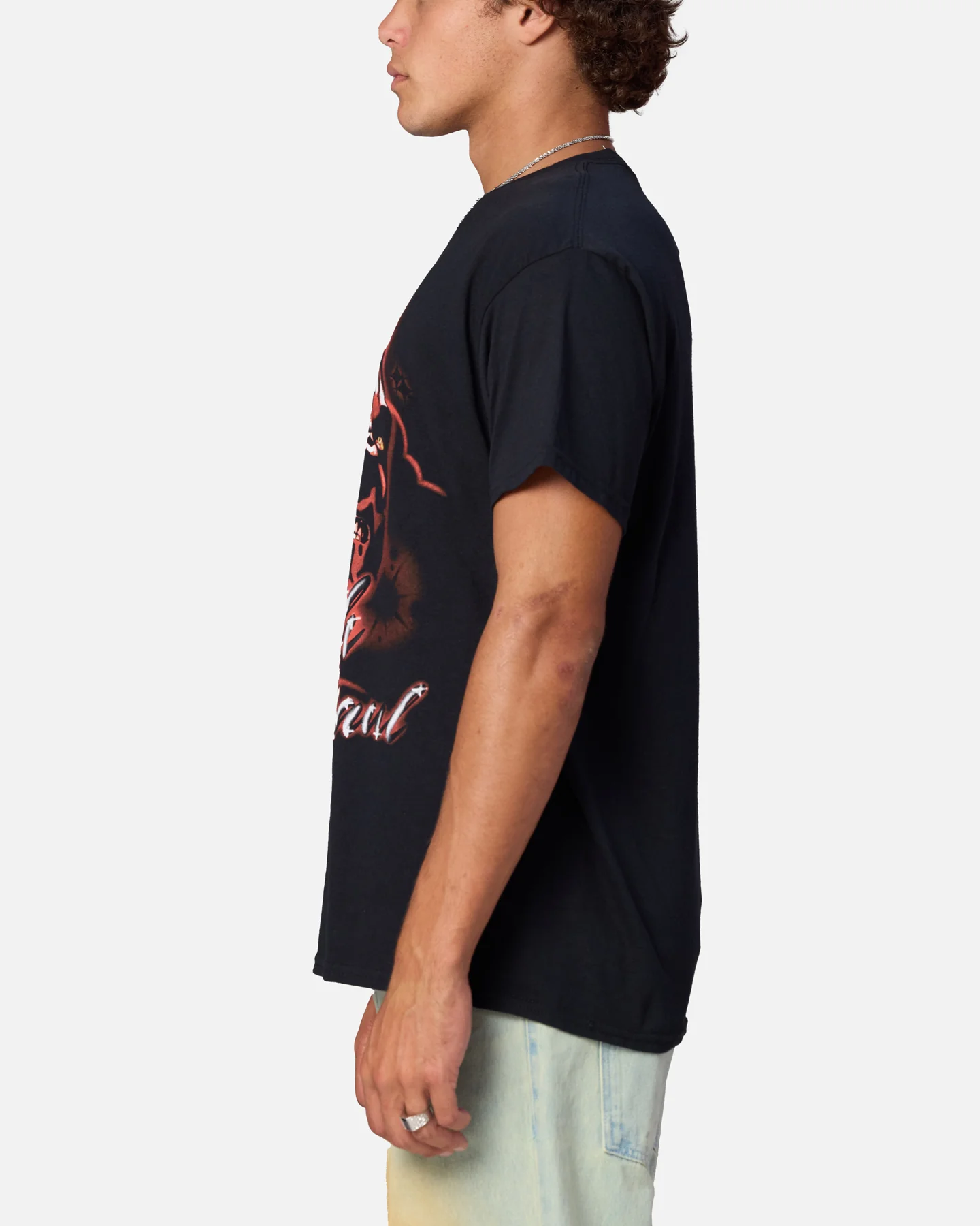Goat Crew Star Wars Darth Maul Airbrush T-Shirt Black - Image 5