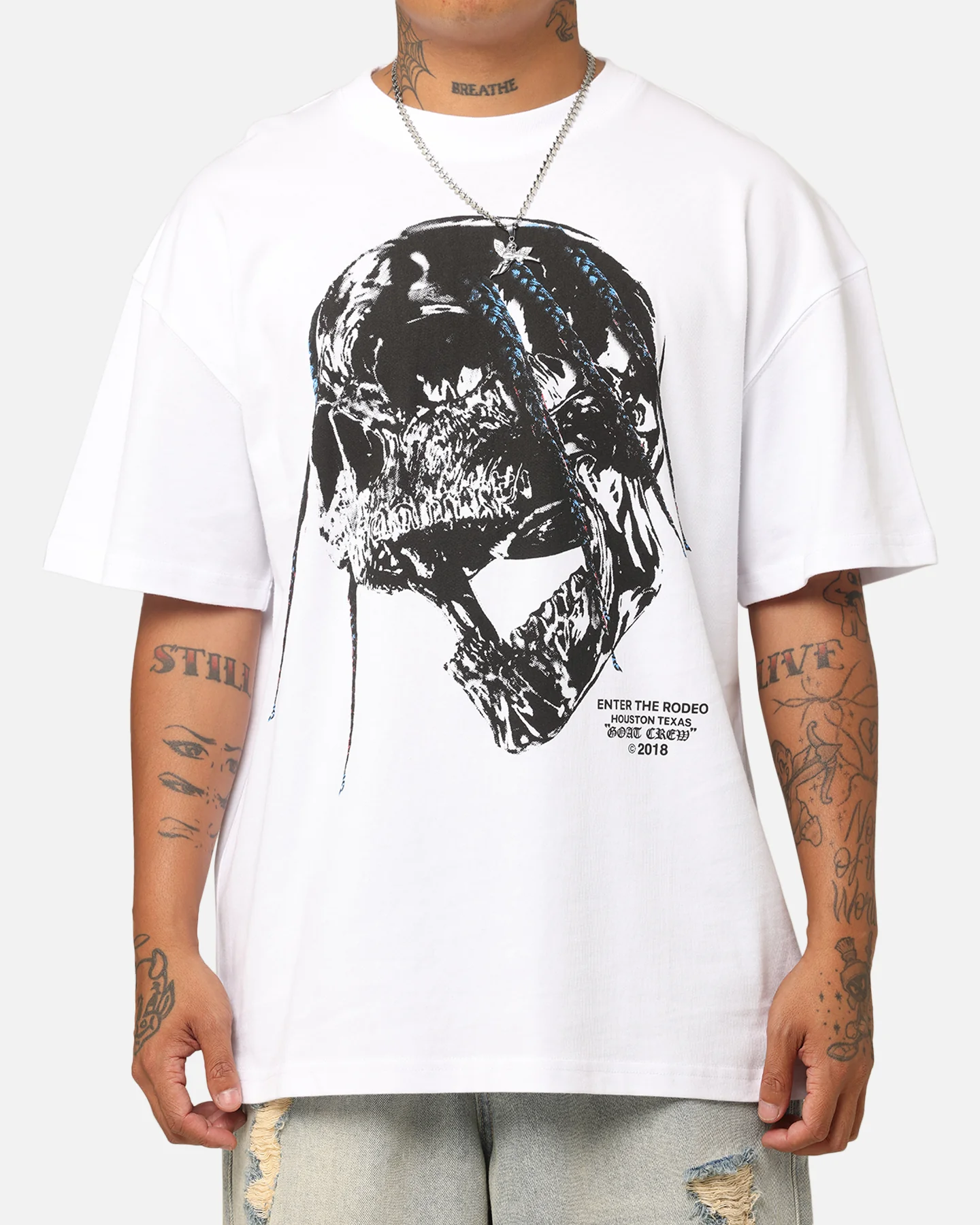 Goat Crew Utopia V2 T-Shirt White - Image 7