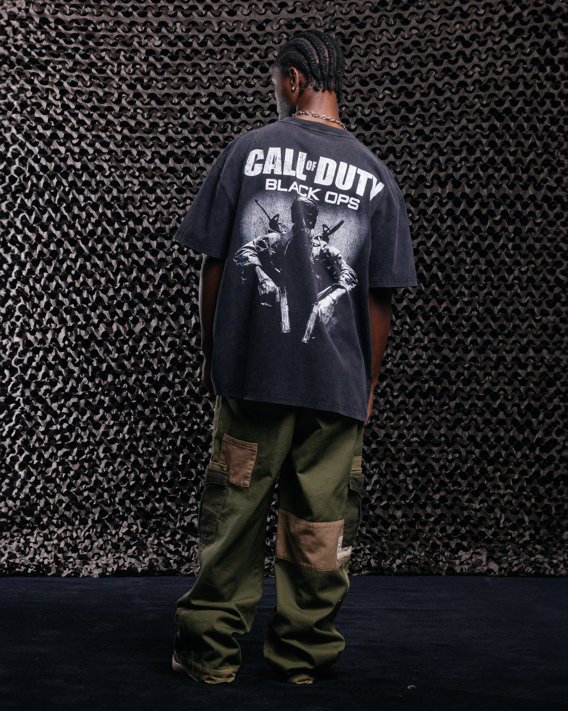 Goat Crew X Call Of Duty Black Ops Heavy T-Shirt Vintage Black - Image 3